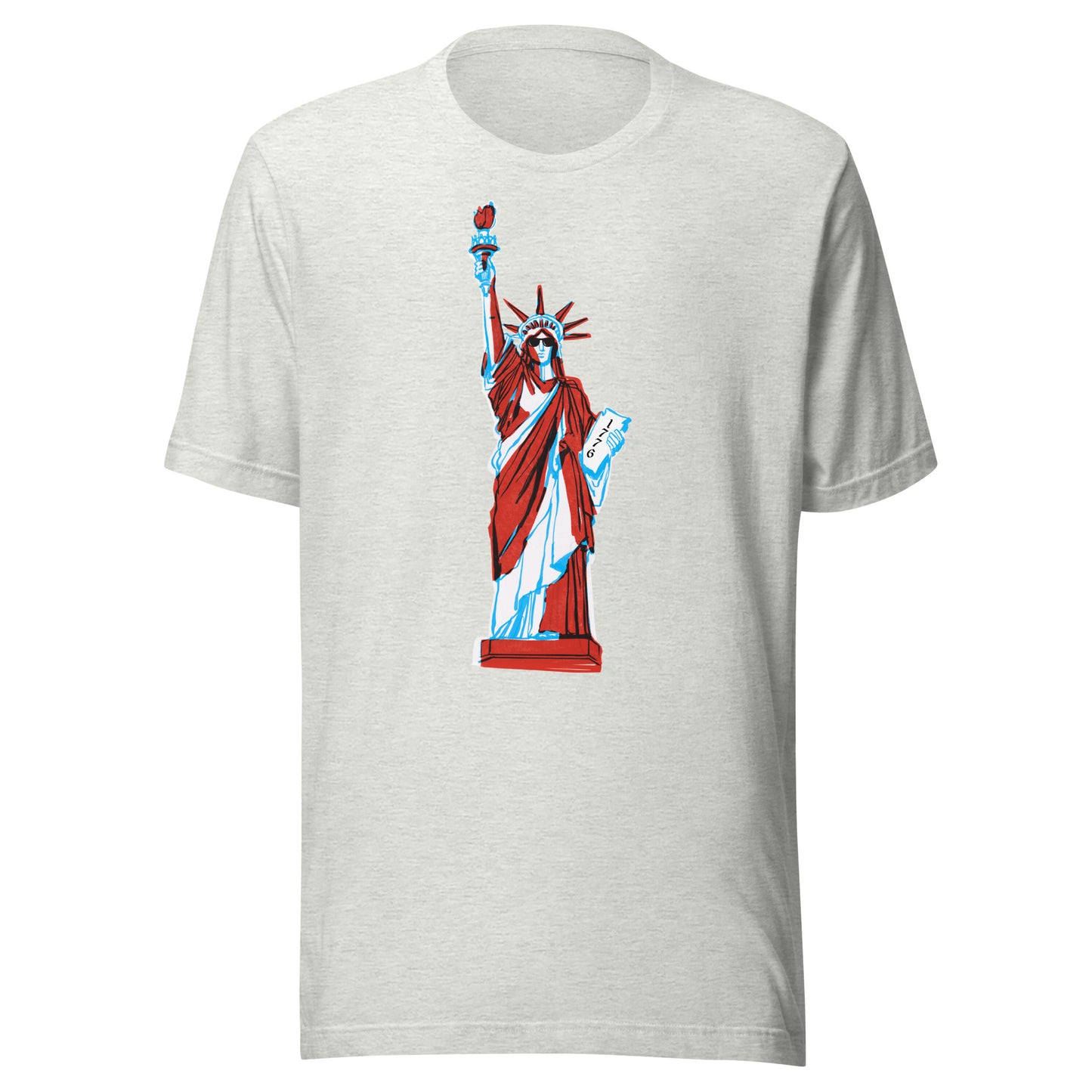 Lady Liberty Came to Party Unisex t-shirt