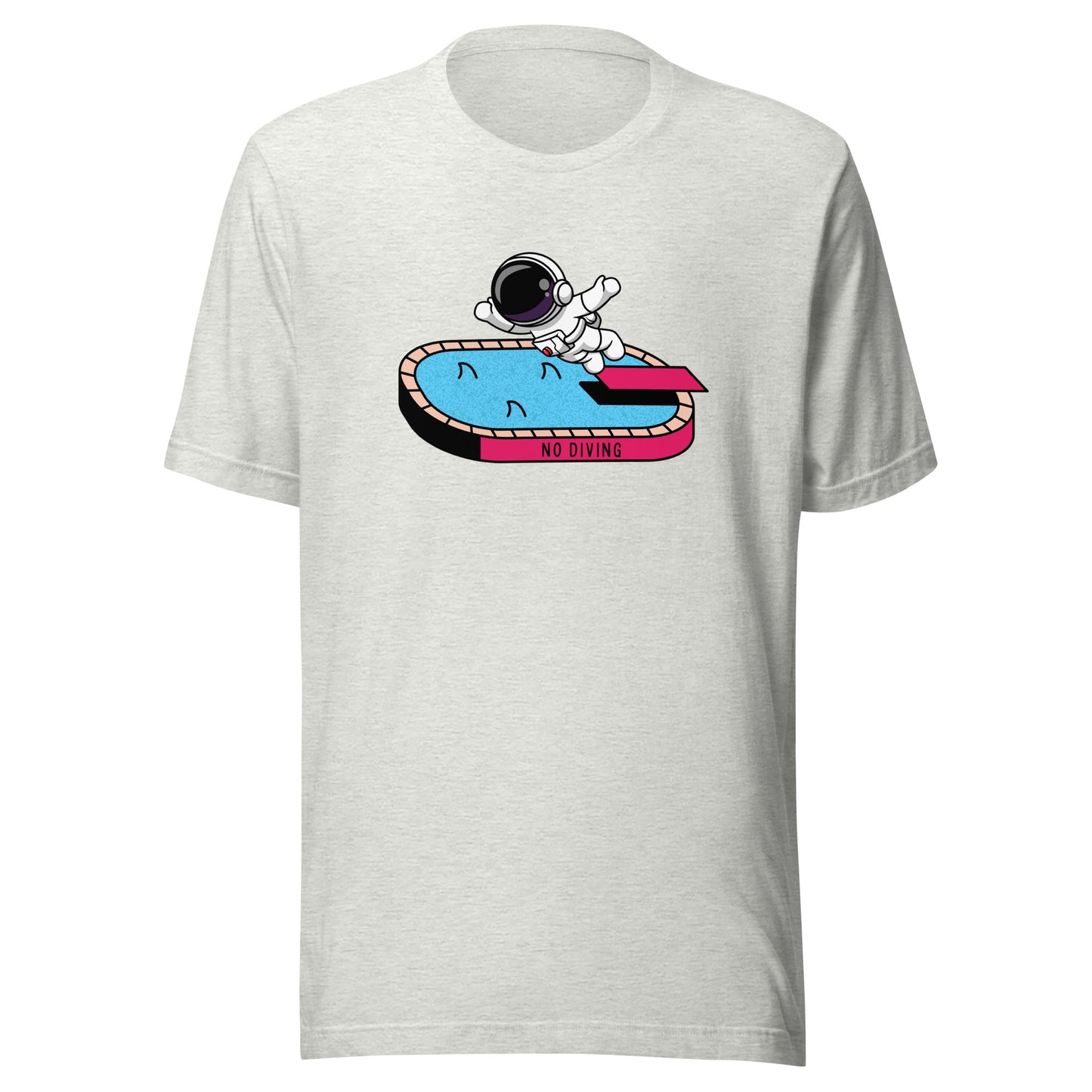 NO DIVING astronaut fun Unisex t-shirt