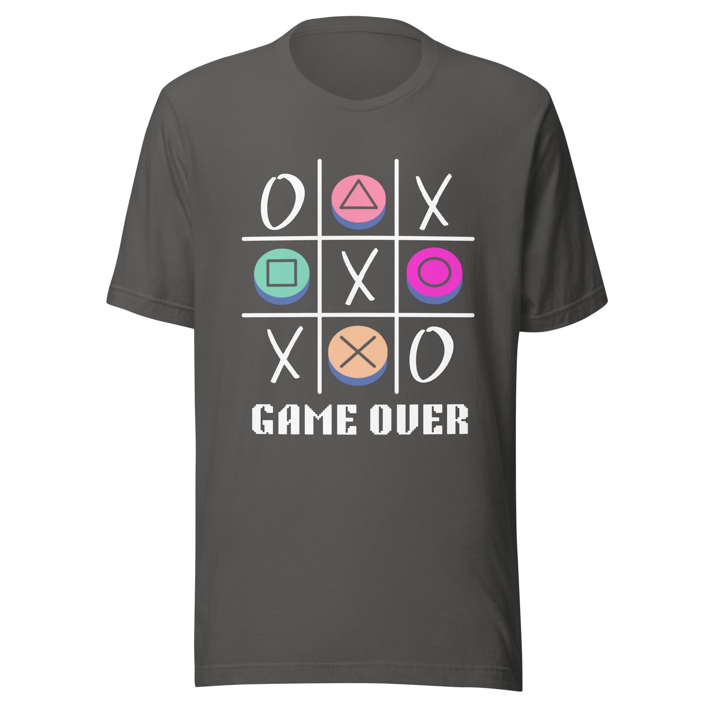 Game Over tic tac toe Unisex t-shirt