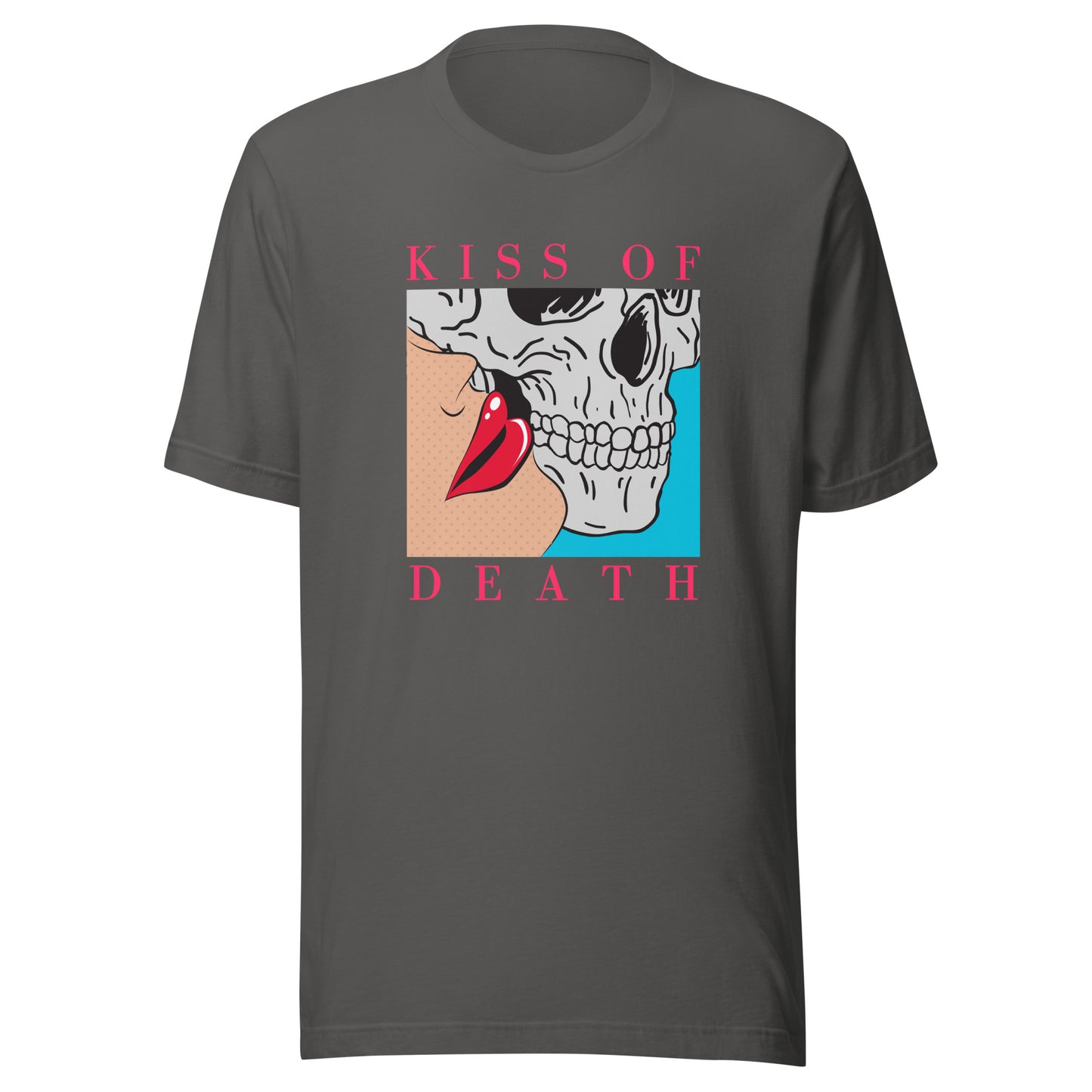 Kiss of Death pop art Unisex t-shirt