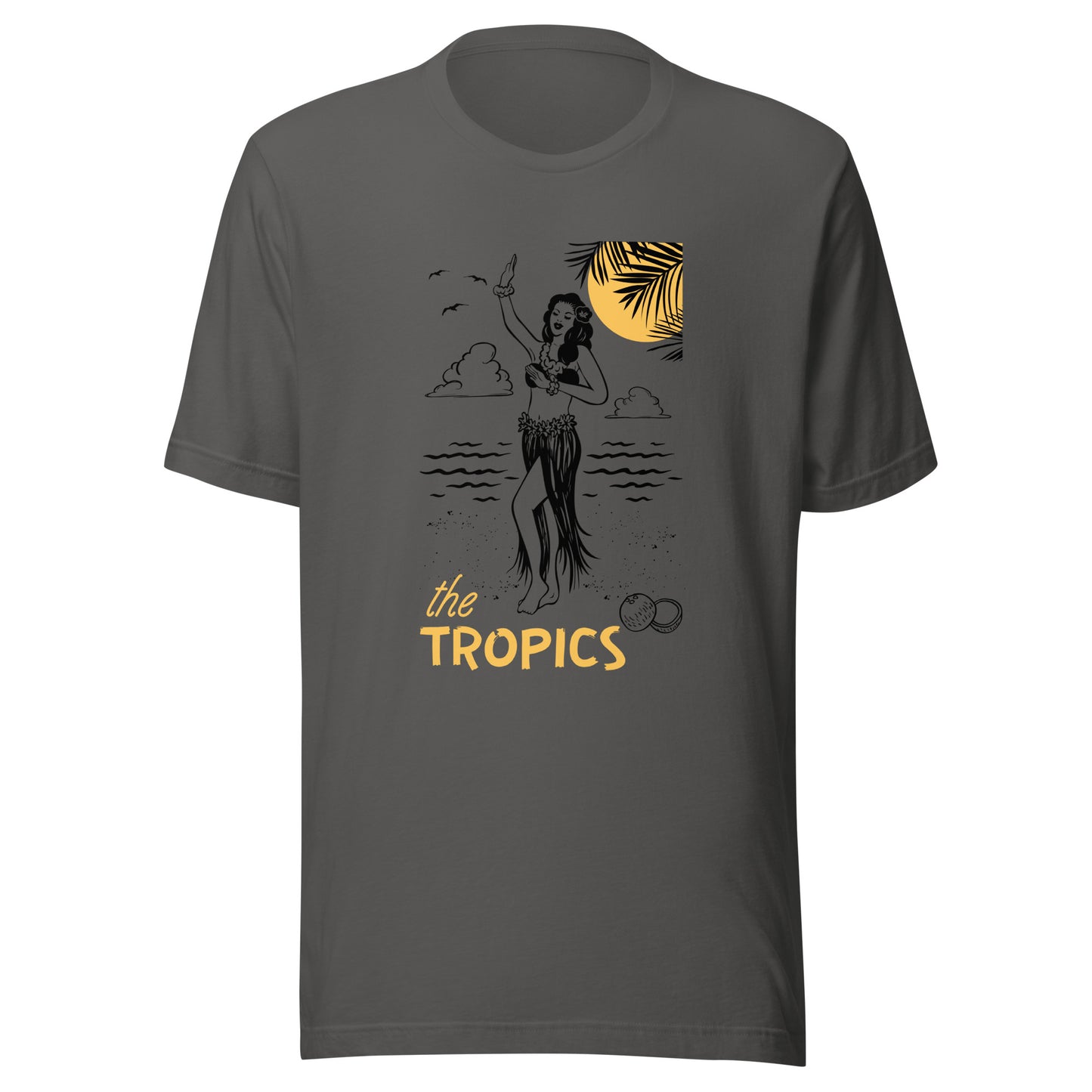 The TROPICS - Paradise Awaits Unisex t-shirt