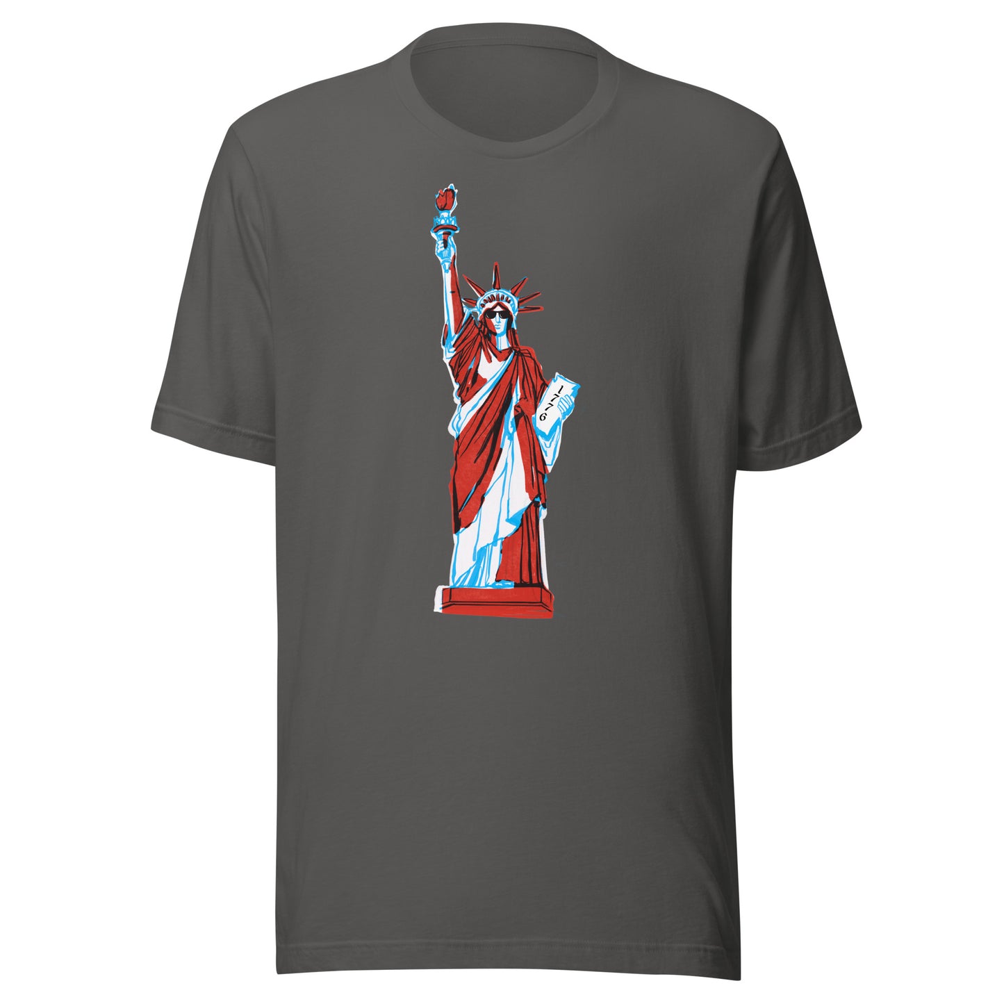 Lady Liberty Came to Party Unisex t-shirt