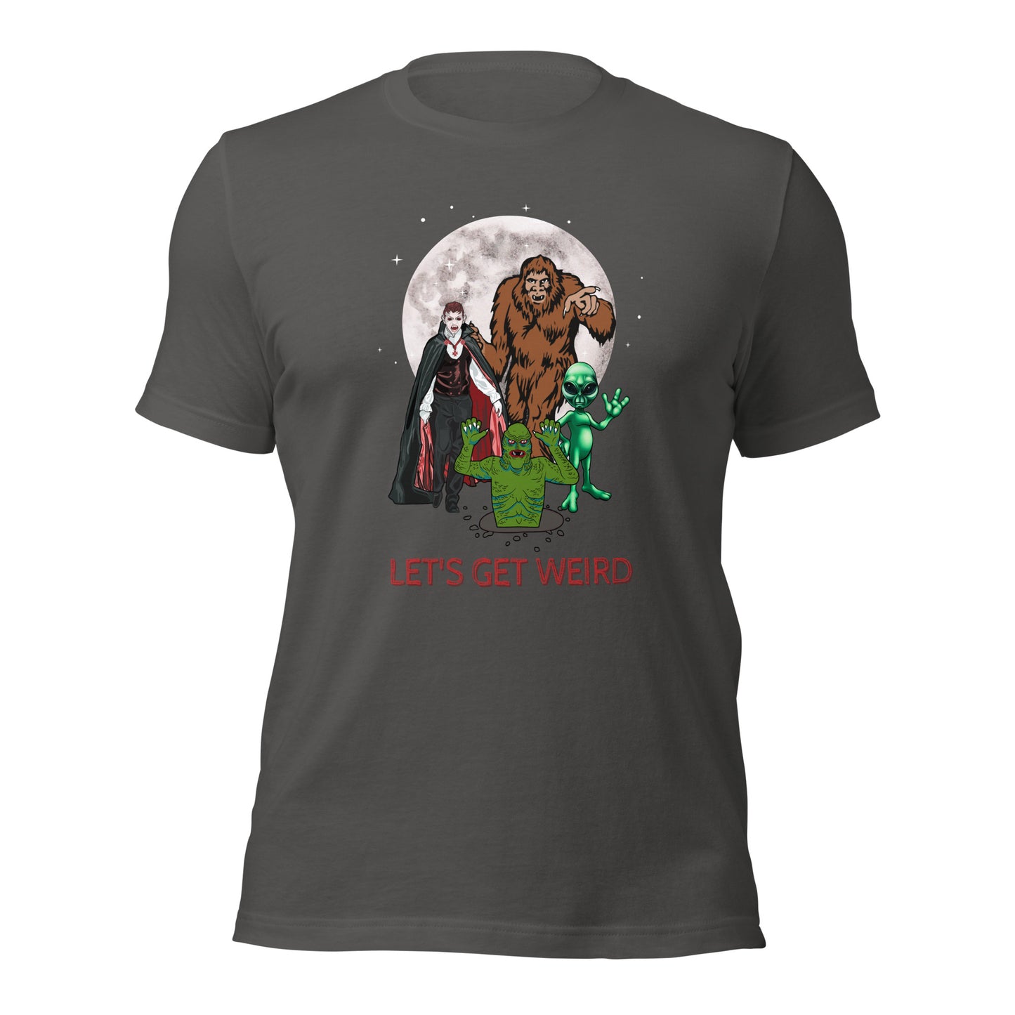Let's Get Weird Monsters Unisex t-shirt