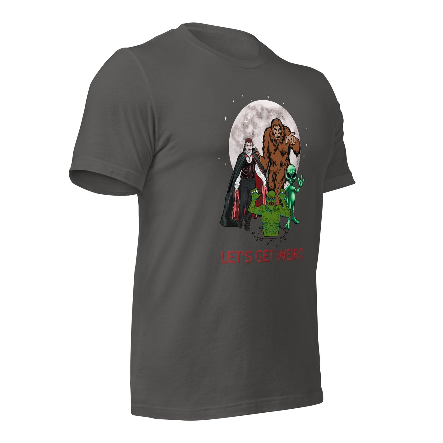 Let's Get Weird Monsters Unisex t-shirt
