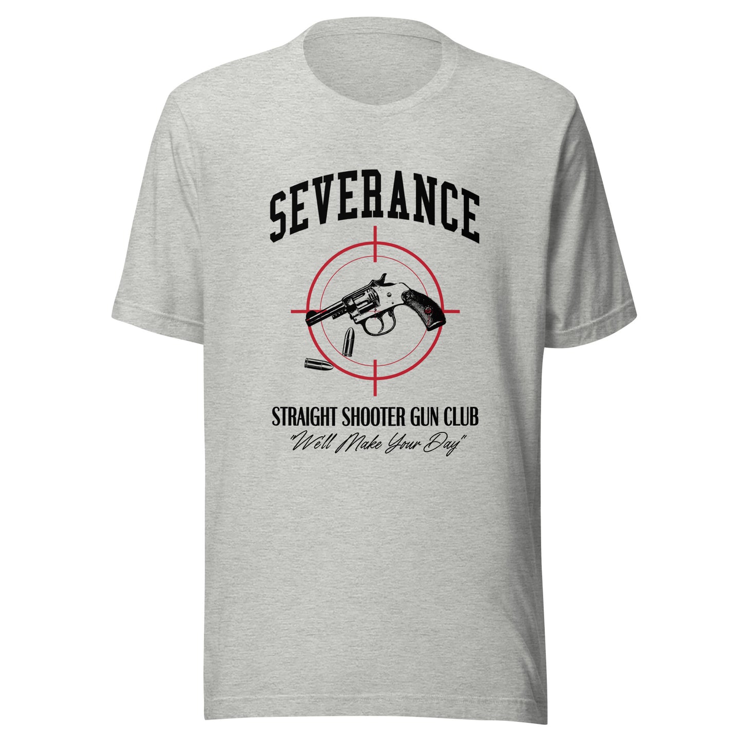 SEVERANCE Straight Shooter Gun Club Unisex t-shirt