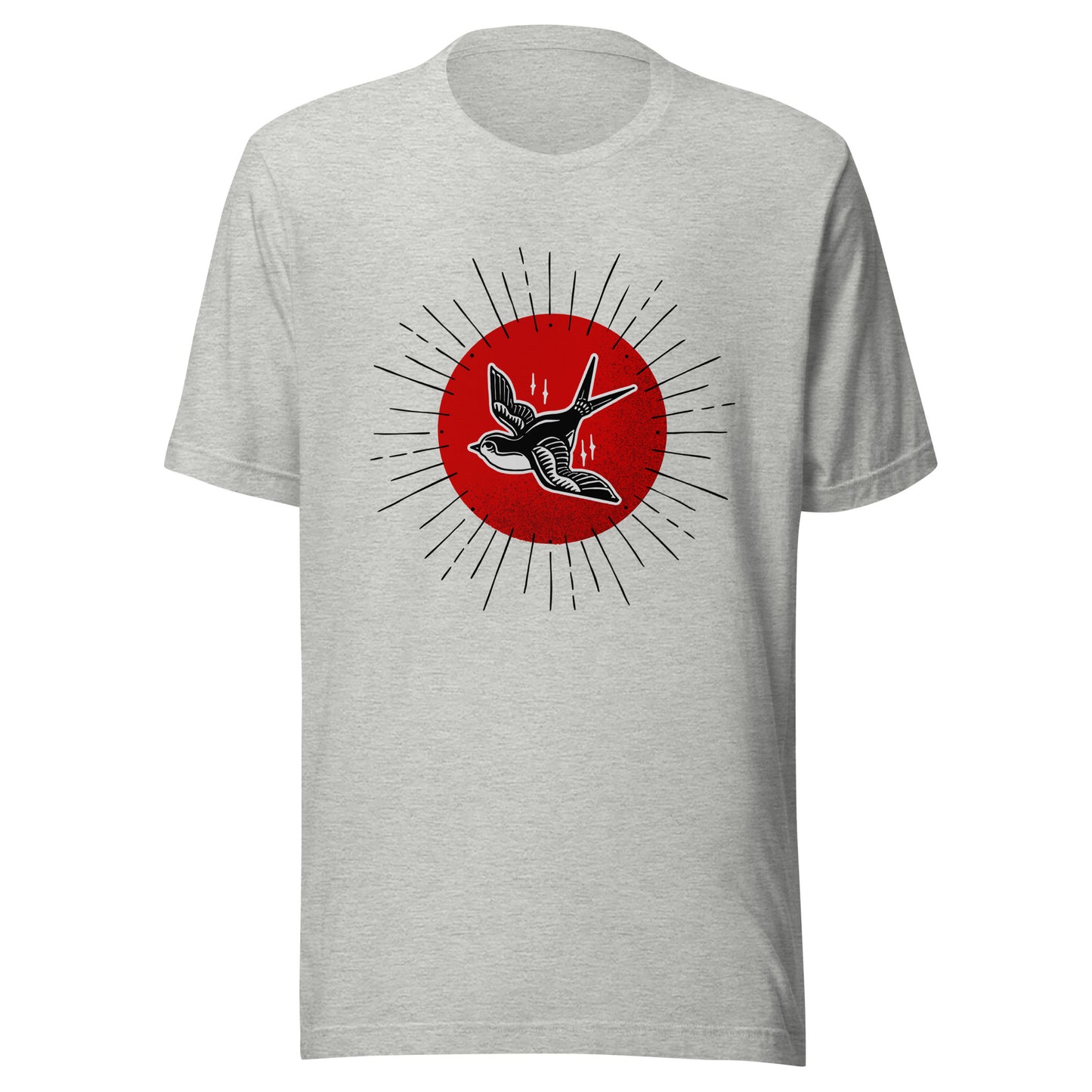 Red Sun Sparrow Unisex t-shirt
