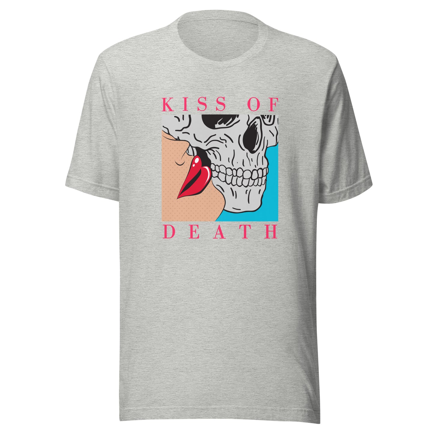Kiss of Death pop art Unisex t-shirt