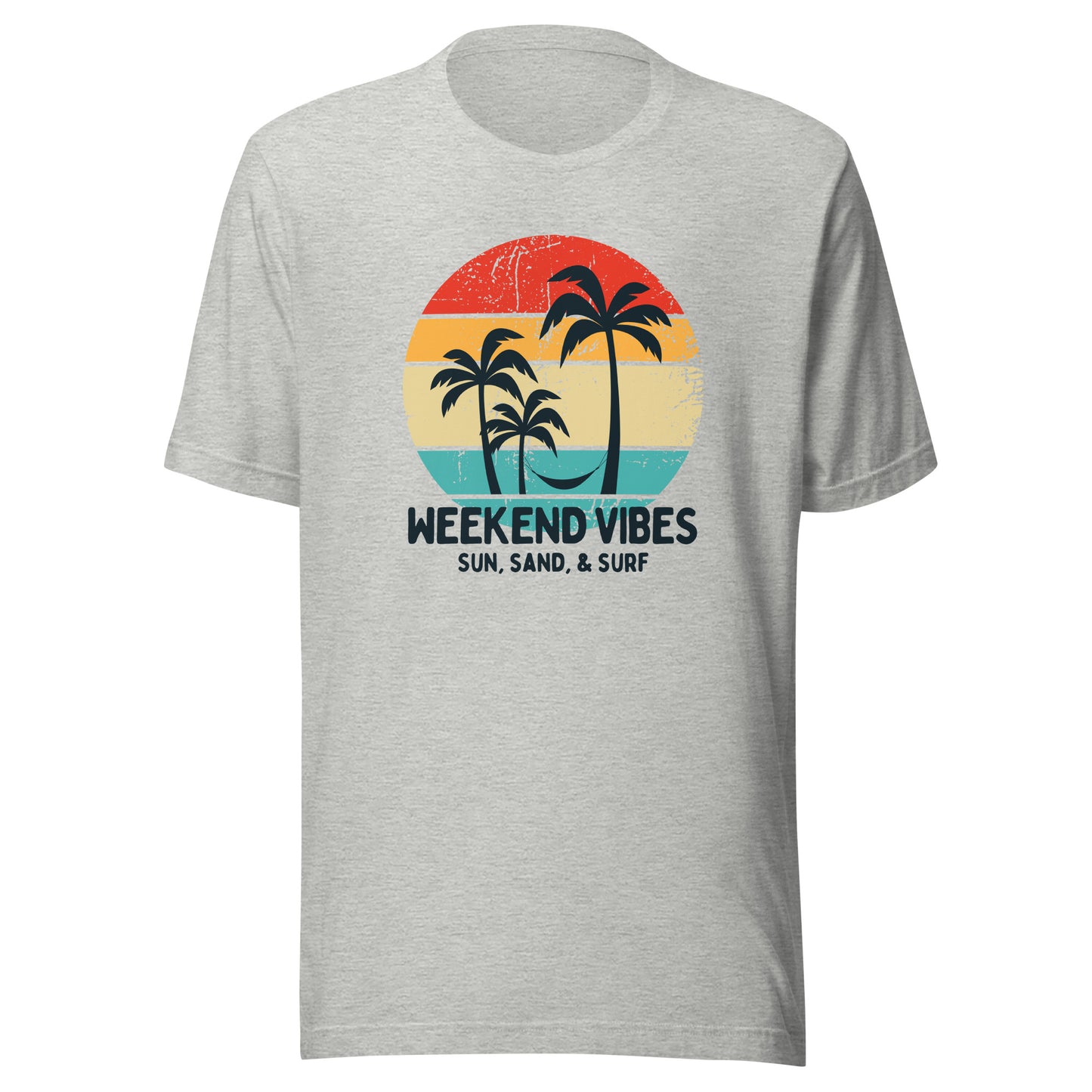 Weekend Vibes Sun Sand Surf Unisex t-shirt