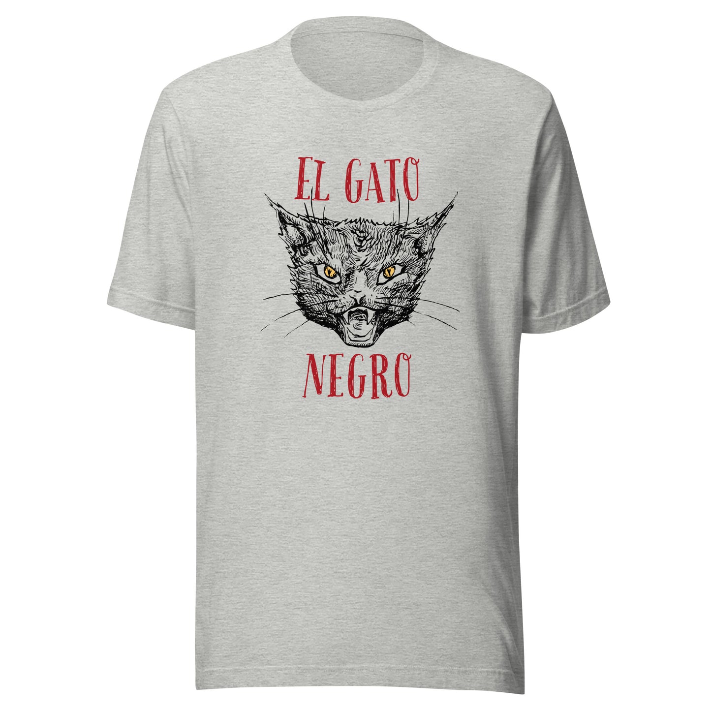 El Gato Negro illustration Unisex t-shirt