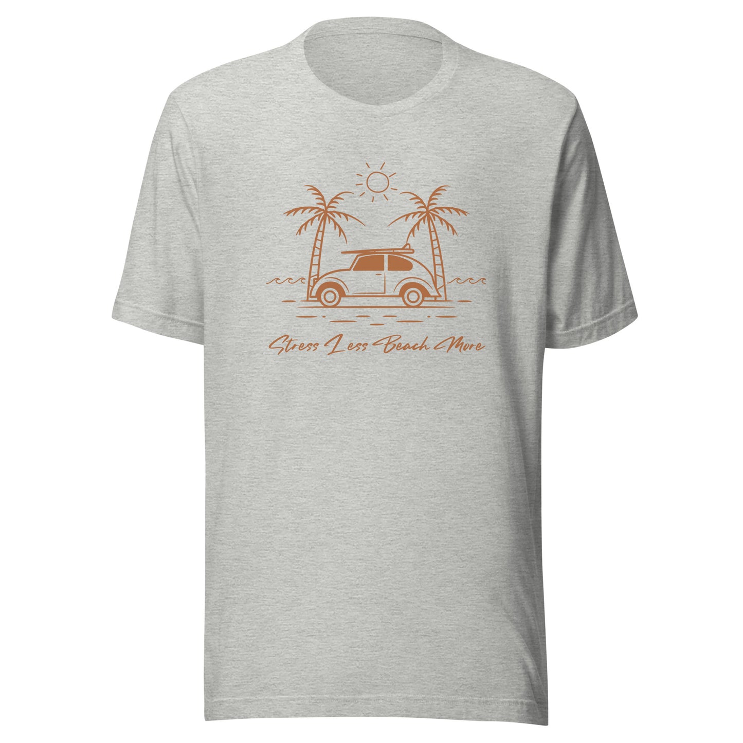 Stress Less Beach More Unisex t-shirt