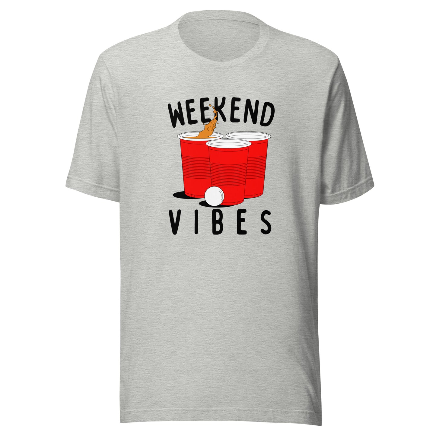 Weekend Vibes Beer Pong Unisex t-shirt