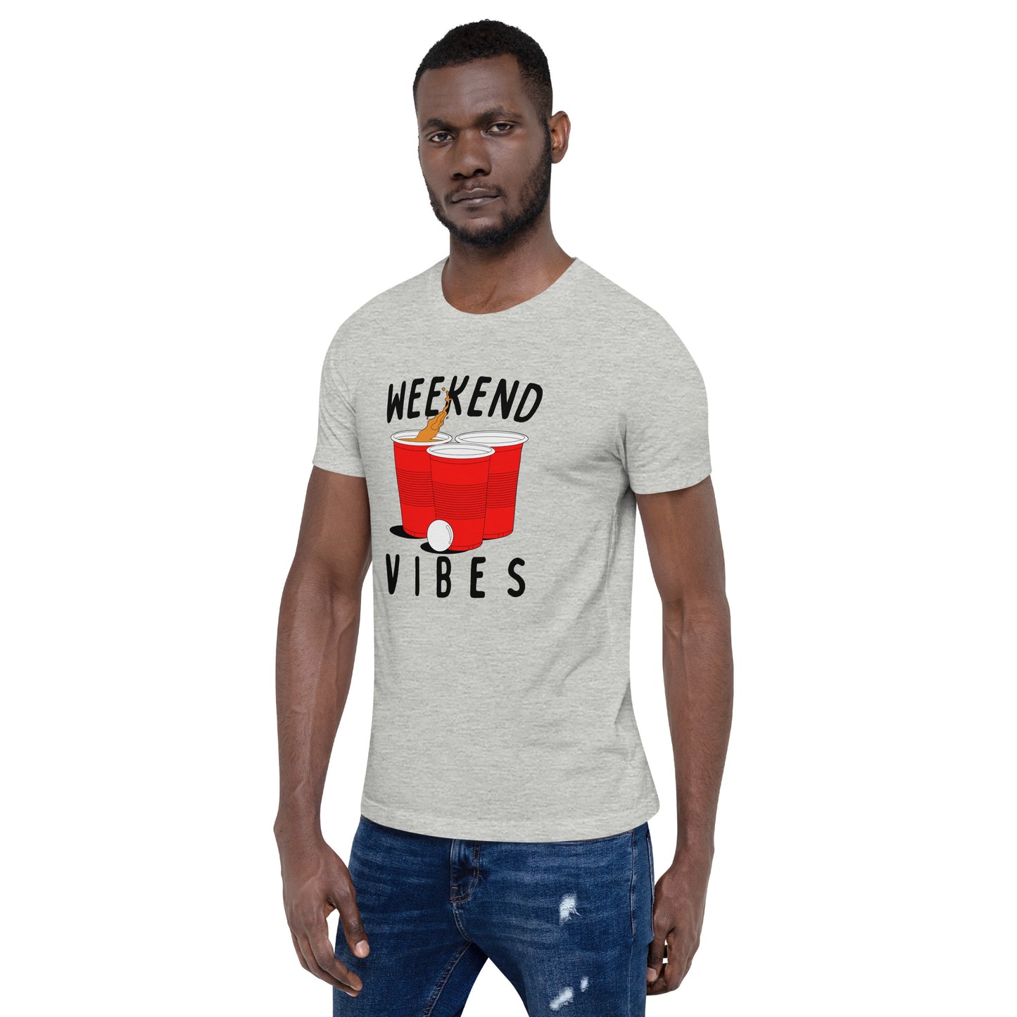 Weekend Vibes Beer Pong Unisex t-shirt