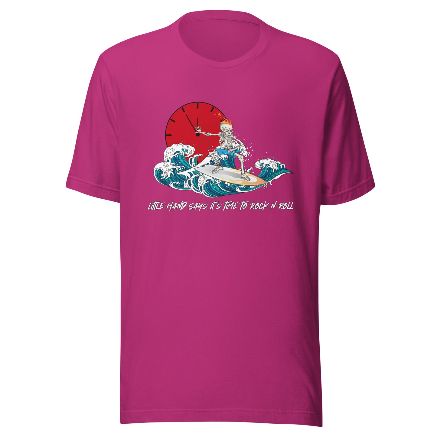 Little hand says it's time to Rock N Roll Unisex t-shirt