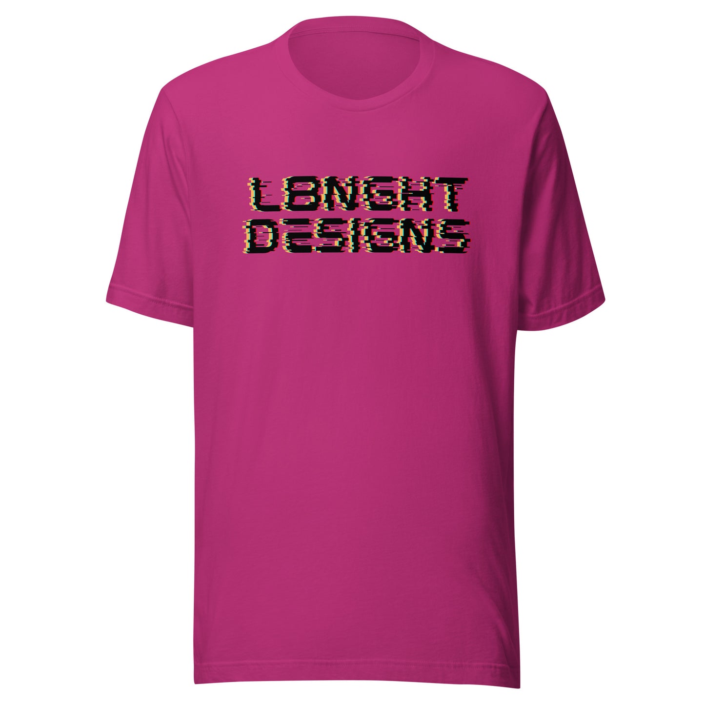 L8NGHT Designs Glitch Unisex t-shirt