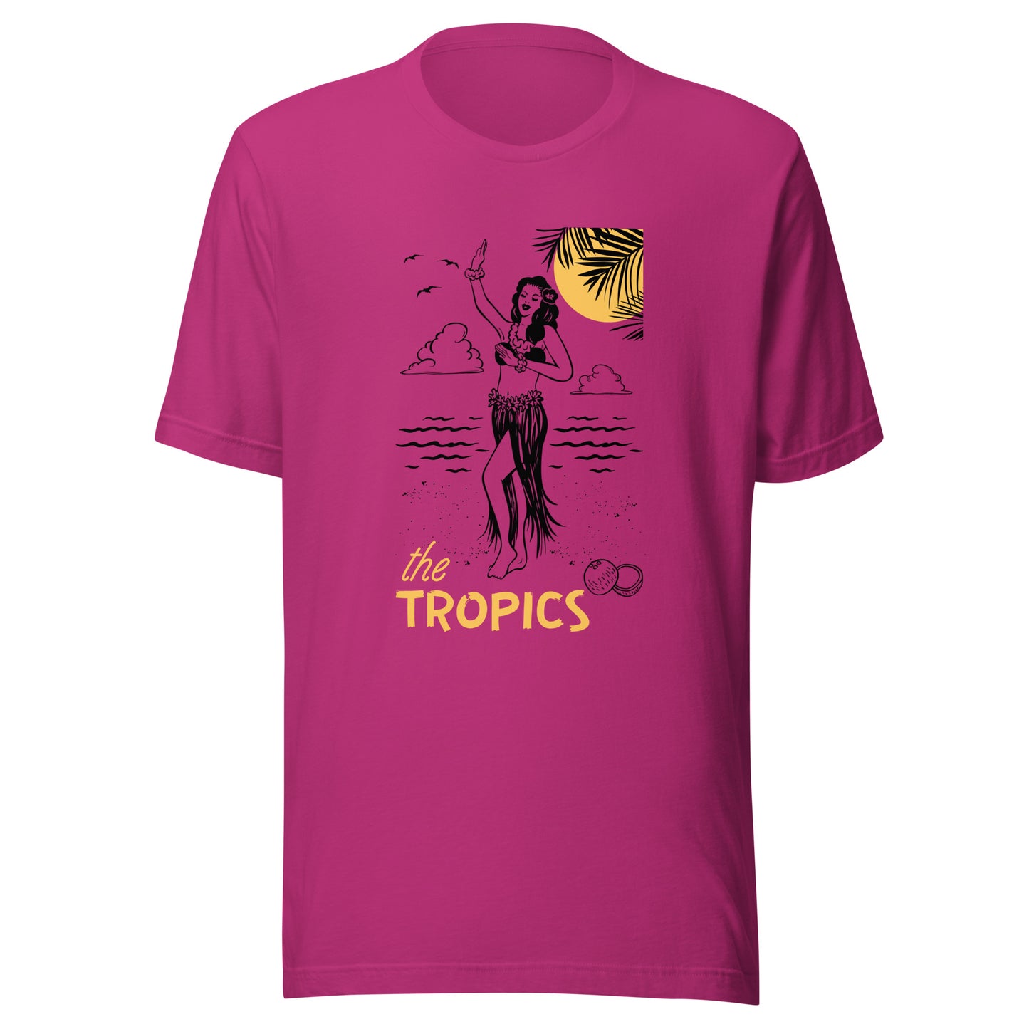 The TROPICS - Paradise Awaits Unisex t-shirt