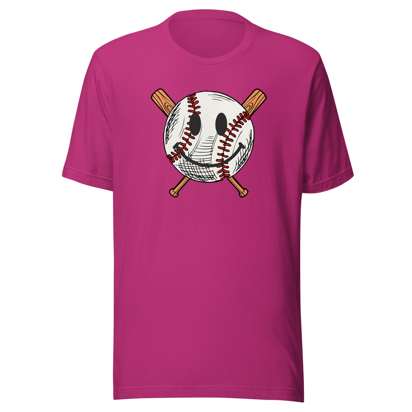 Smiley Baseball Unisex t-shirt