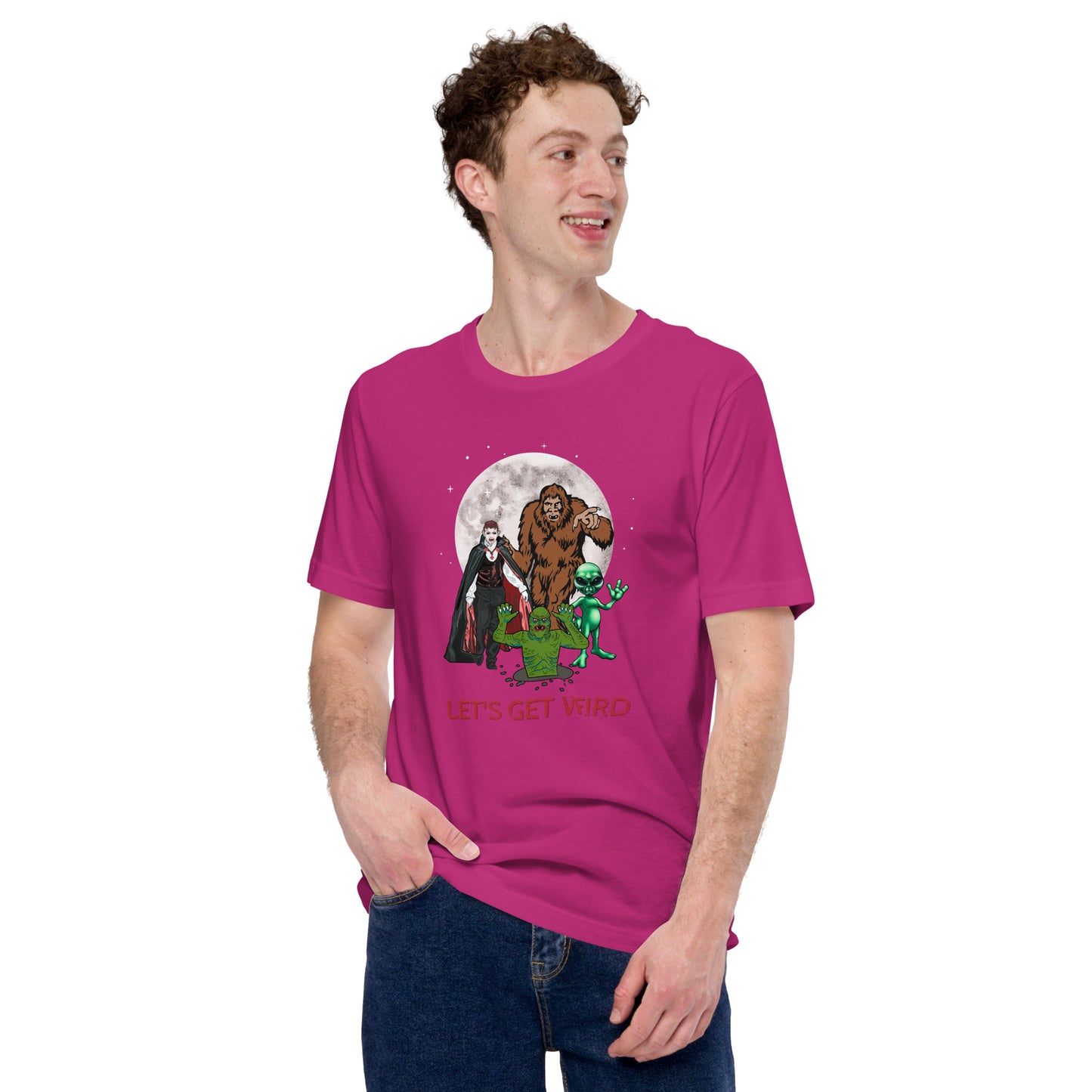 Let's Get Weird Monsters Unisex t-shirt