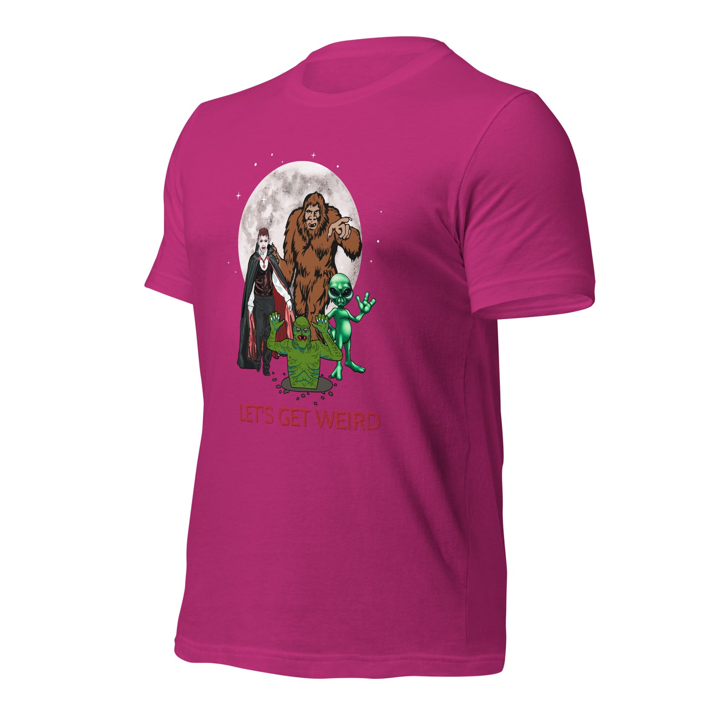 Let's Get Weird Monsters Unisex t-shirt
