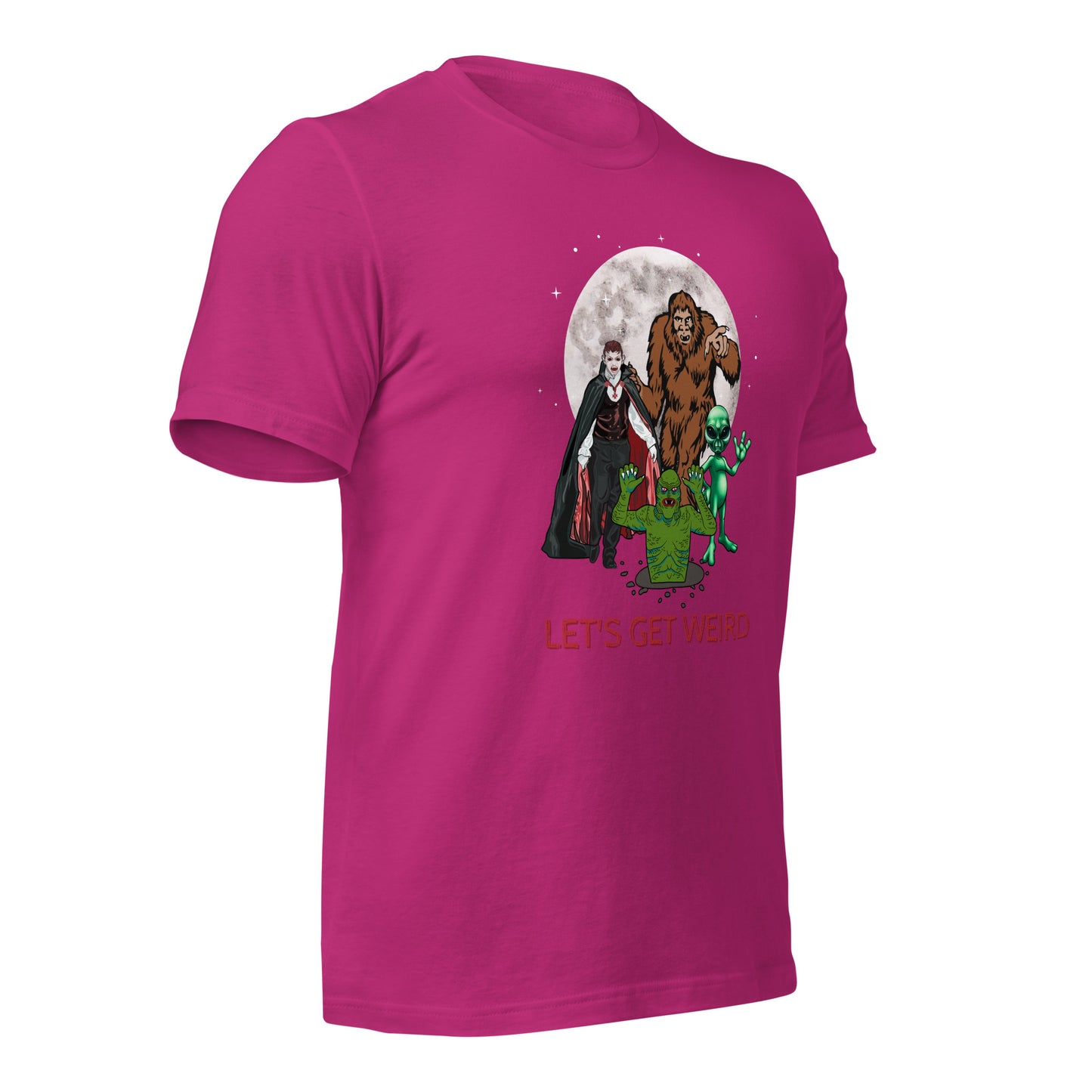 Let's Get Weird Monsters Unisex t-shirt