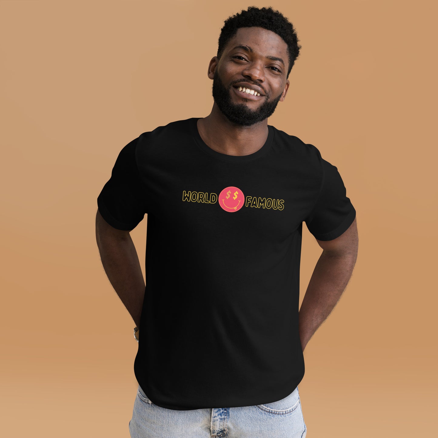 World Famous Smiley Unisex t-shirt