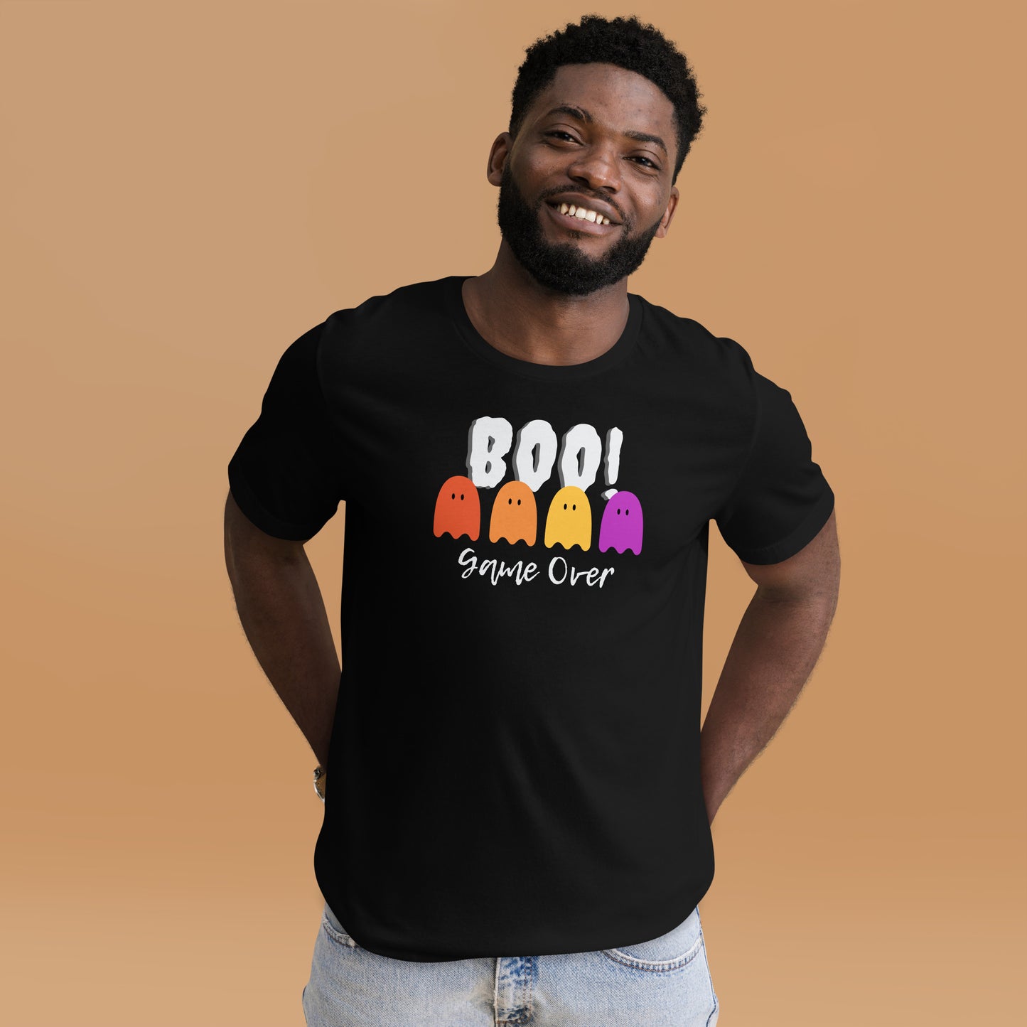 BOO! Game Over Ghosts Unisex t-shirt