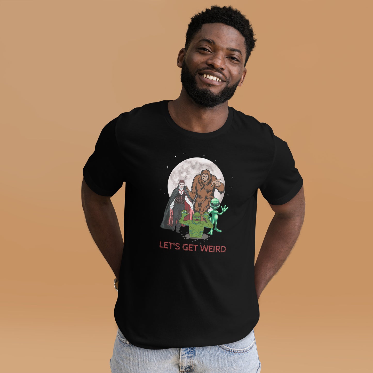 Let's Get Weird Monsters Unisex t-shirt
