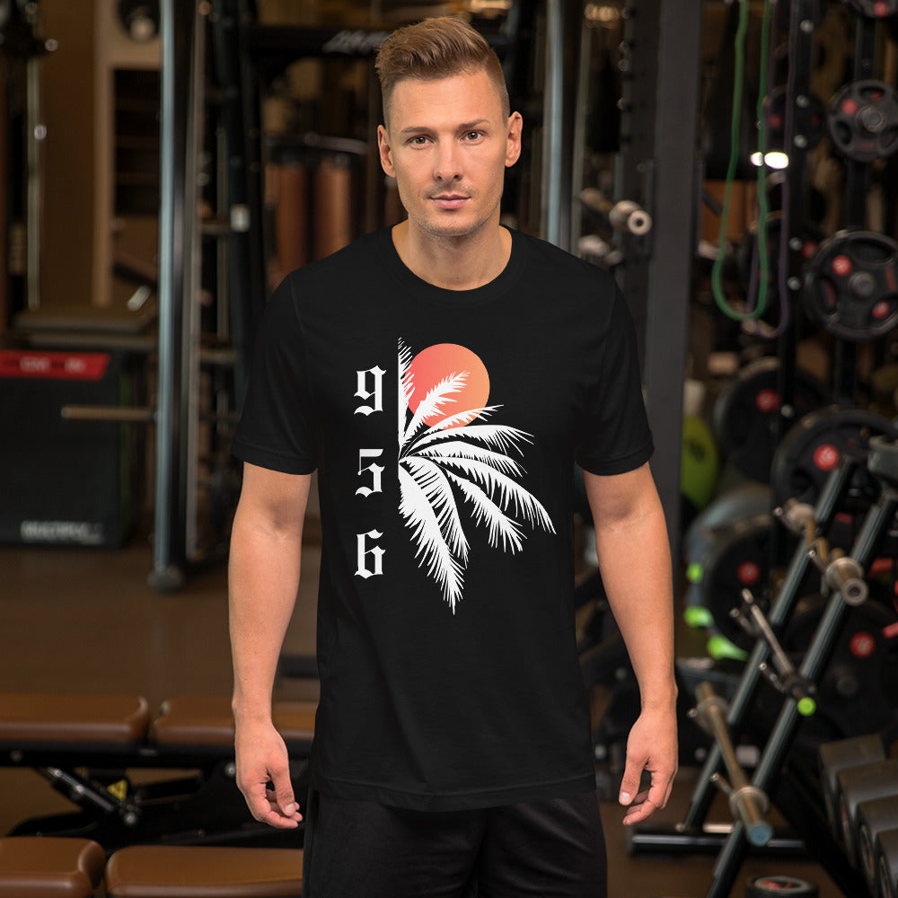 RGV 956 Palm Tree Sun Unisex t-shirt