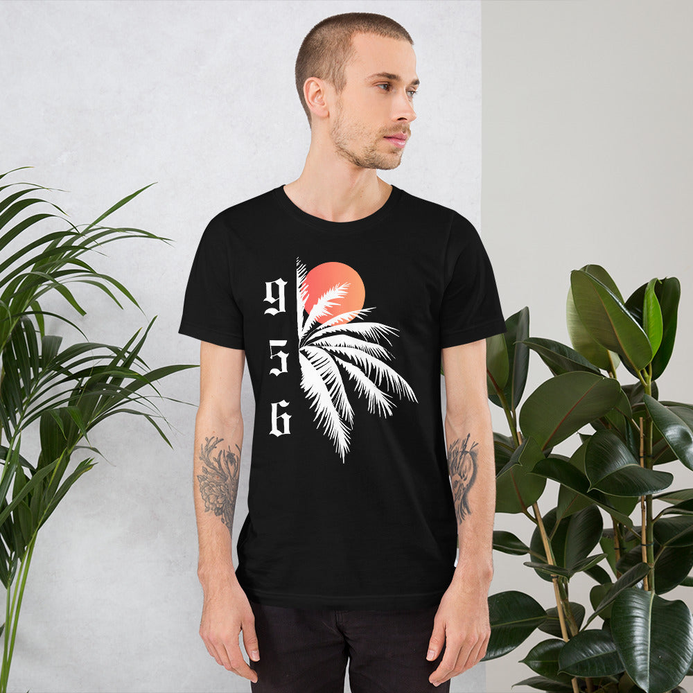 RGV 956 Palm Tree Sun Unisex t-shirt