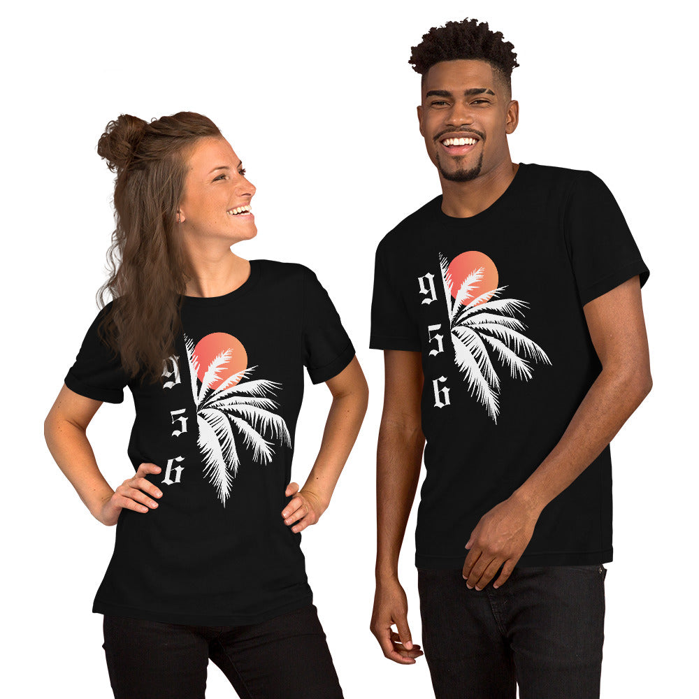 RGV 956 Palm Tree Sun Unisex t-shirt
