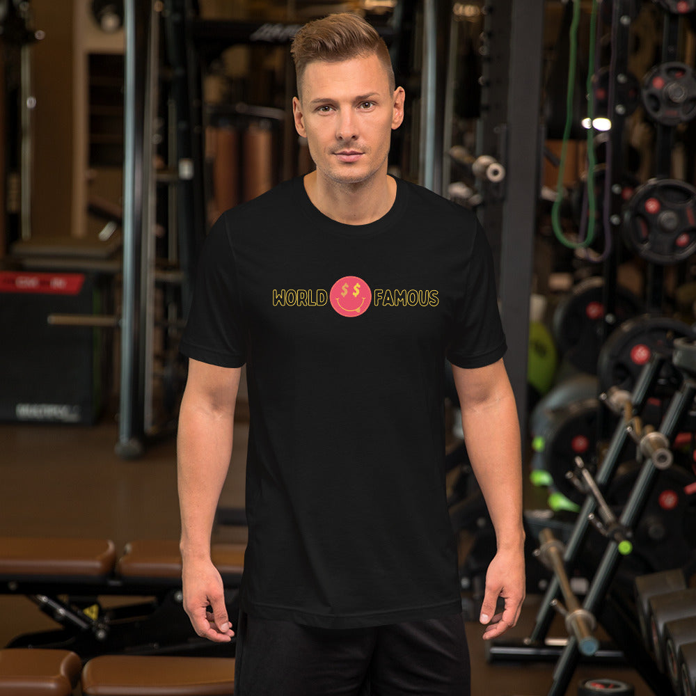 World Famous Smiley Unisex t-shirt