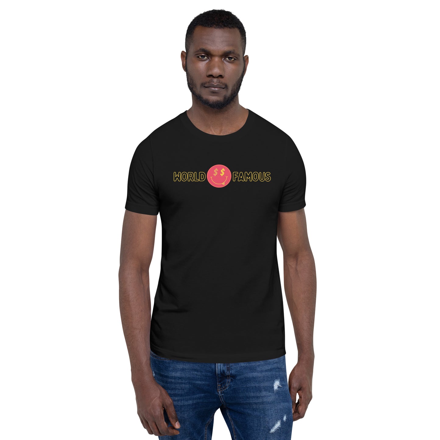 World Famous Smiley Unisex t-shirt