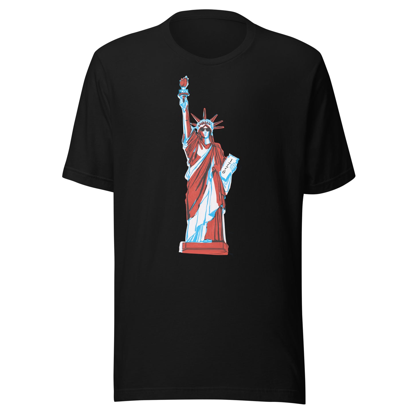 Lady Liberty Came to Party Unisex t-shirt