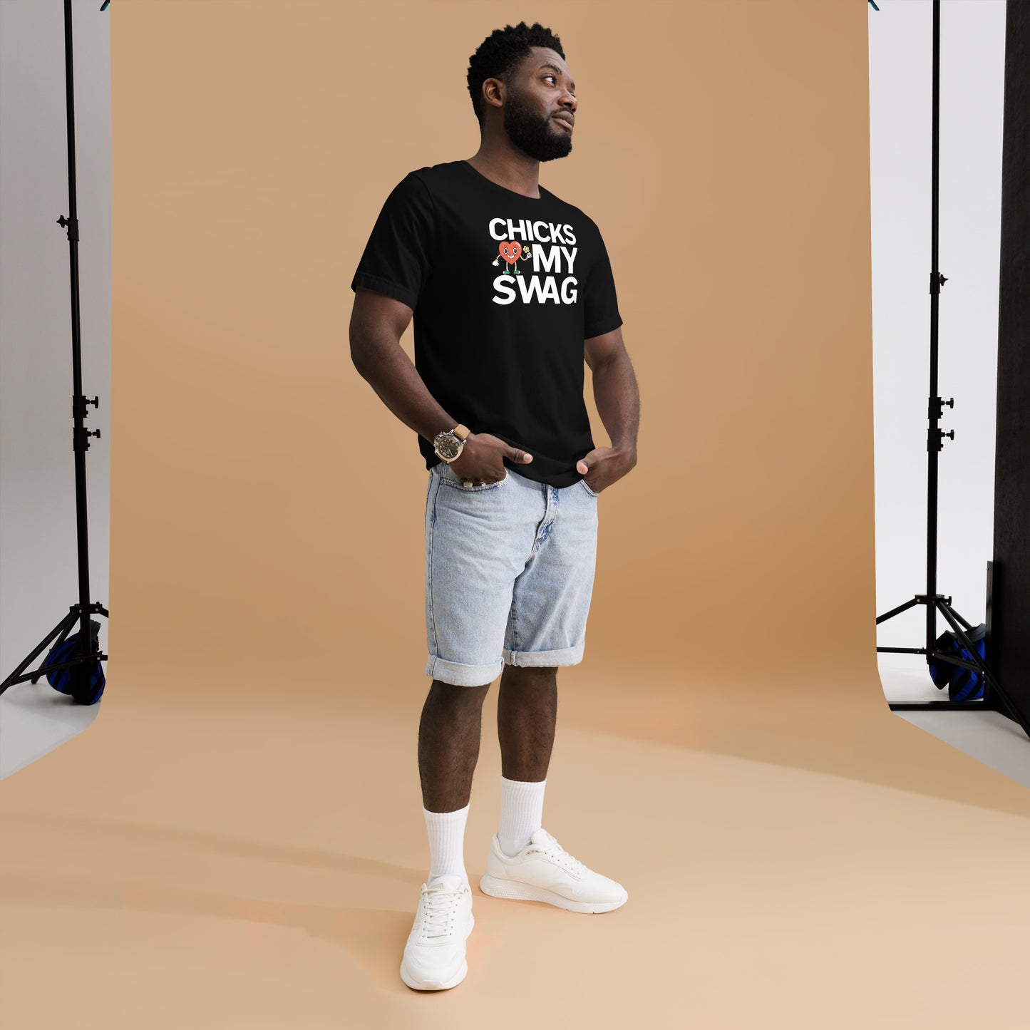 Chicks Love My SWAG Unisex t-shirt