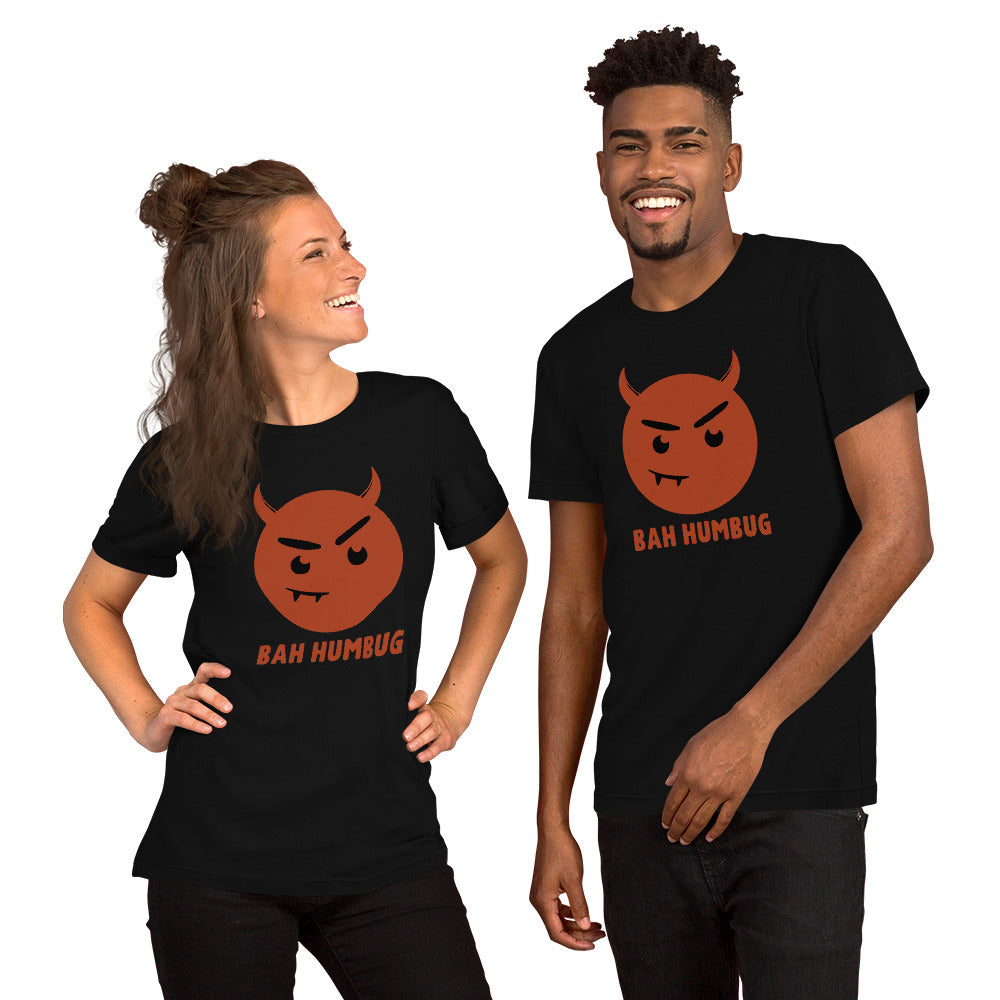 Bah Humbug Halloween Vampire Unisex t-shirt