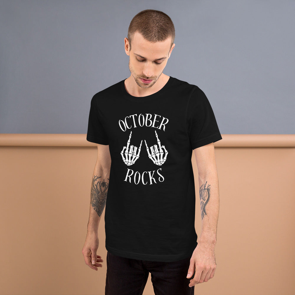 October Rocks Unisex t-shirt