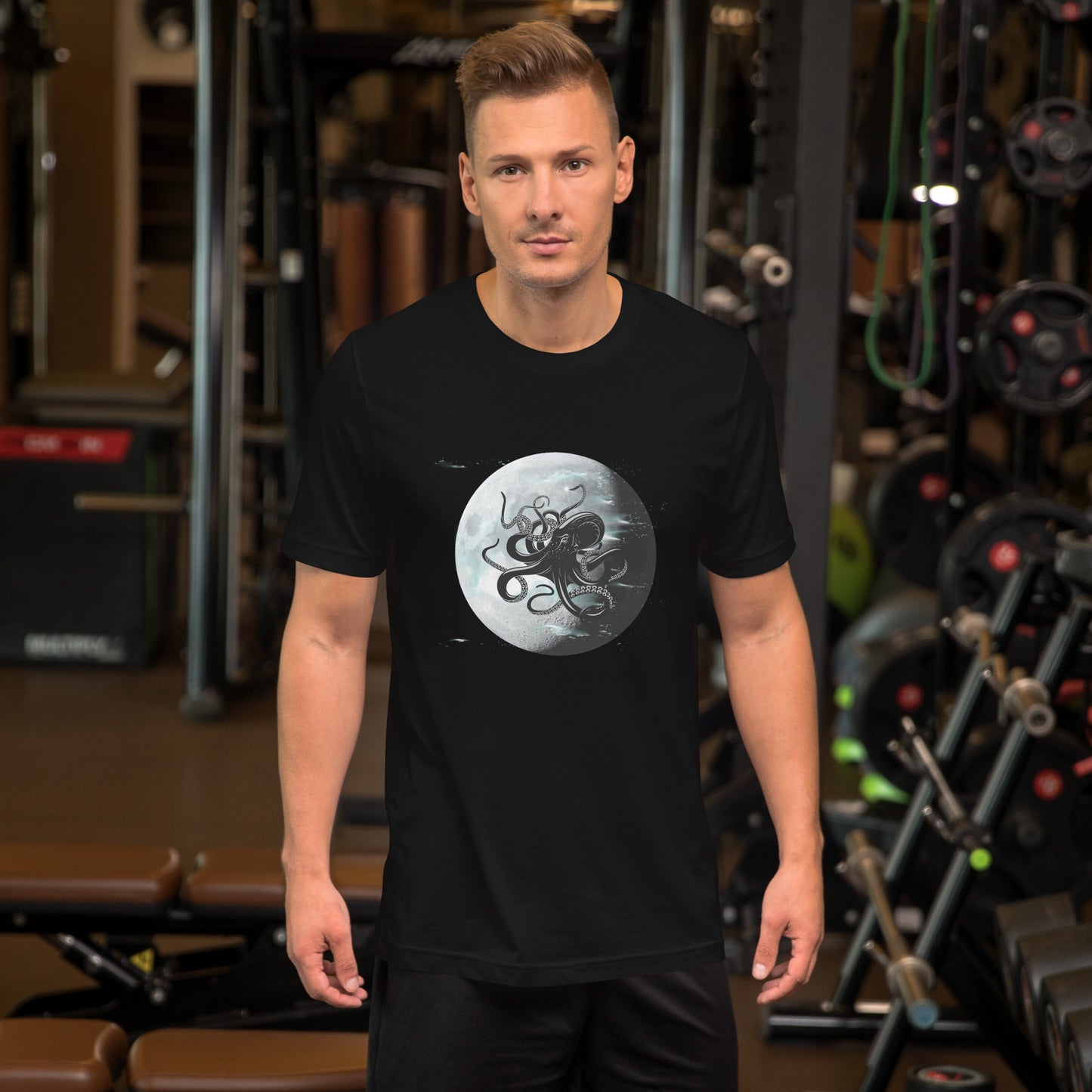Octopus Moon Unisex t-shirt