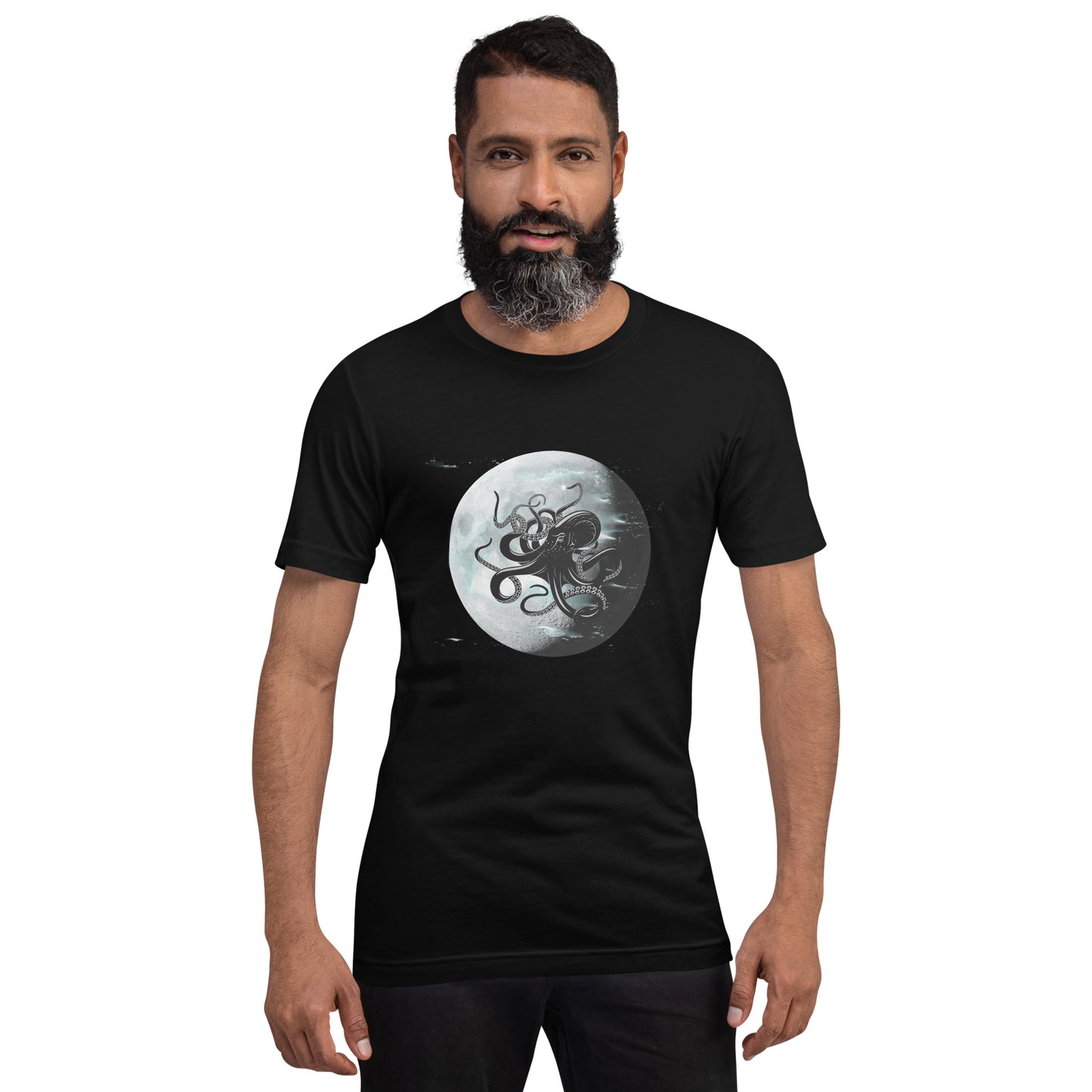 Octopus Moon Unisex t-shirt