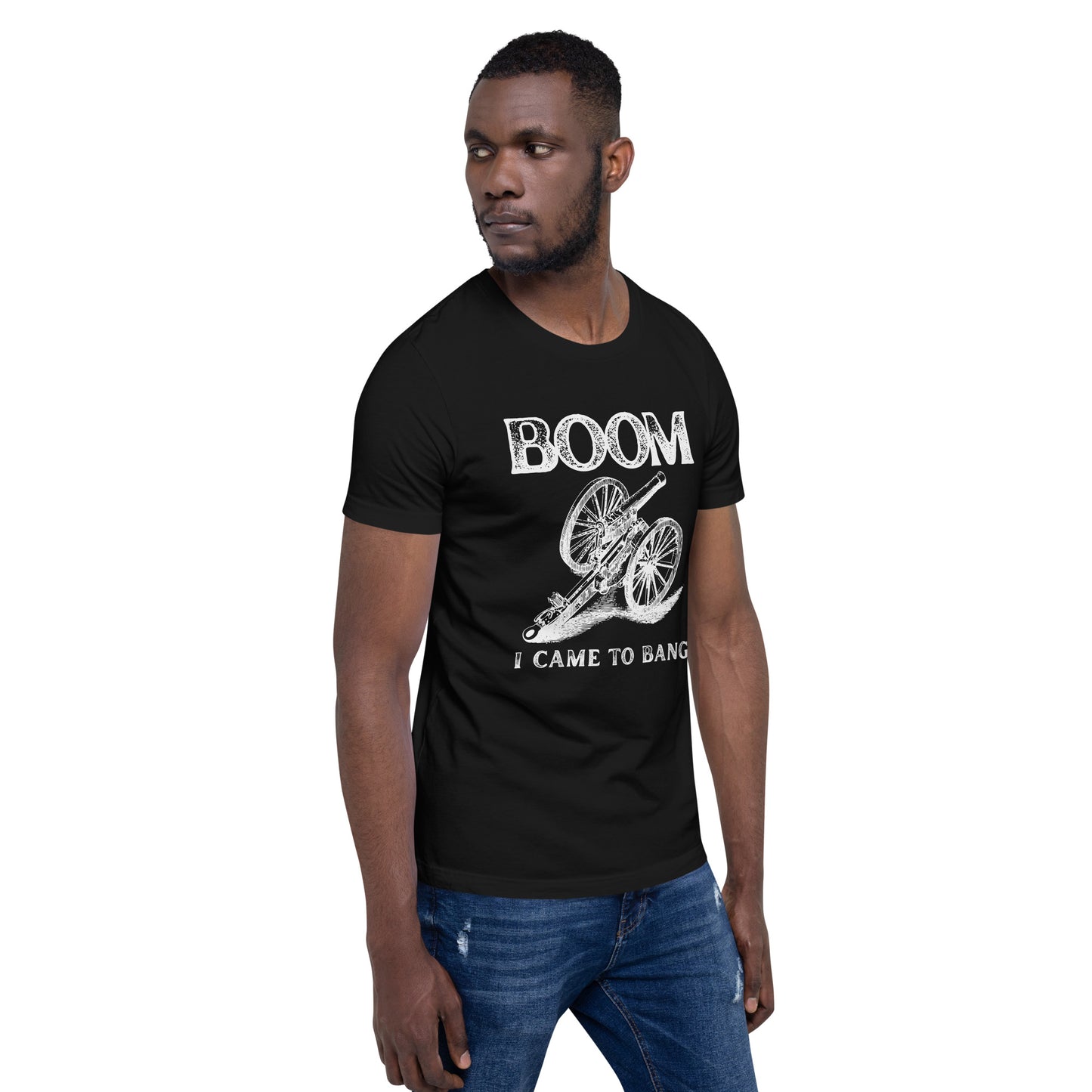 Canon BOOM I came to bang Unisex t-shirt