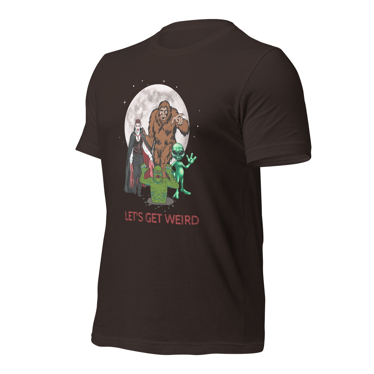 Let's Get Weird Monsters Unisex t-shirt