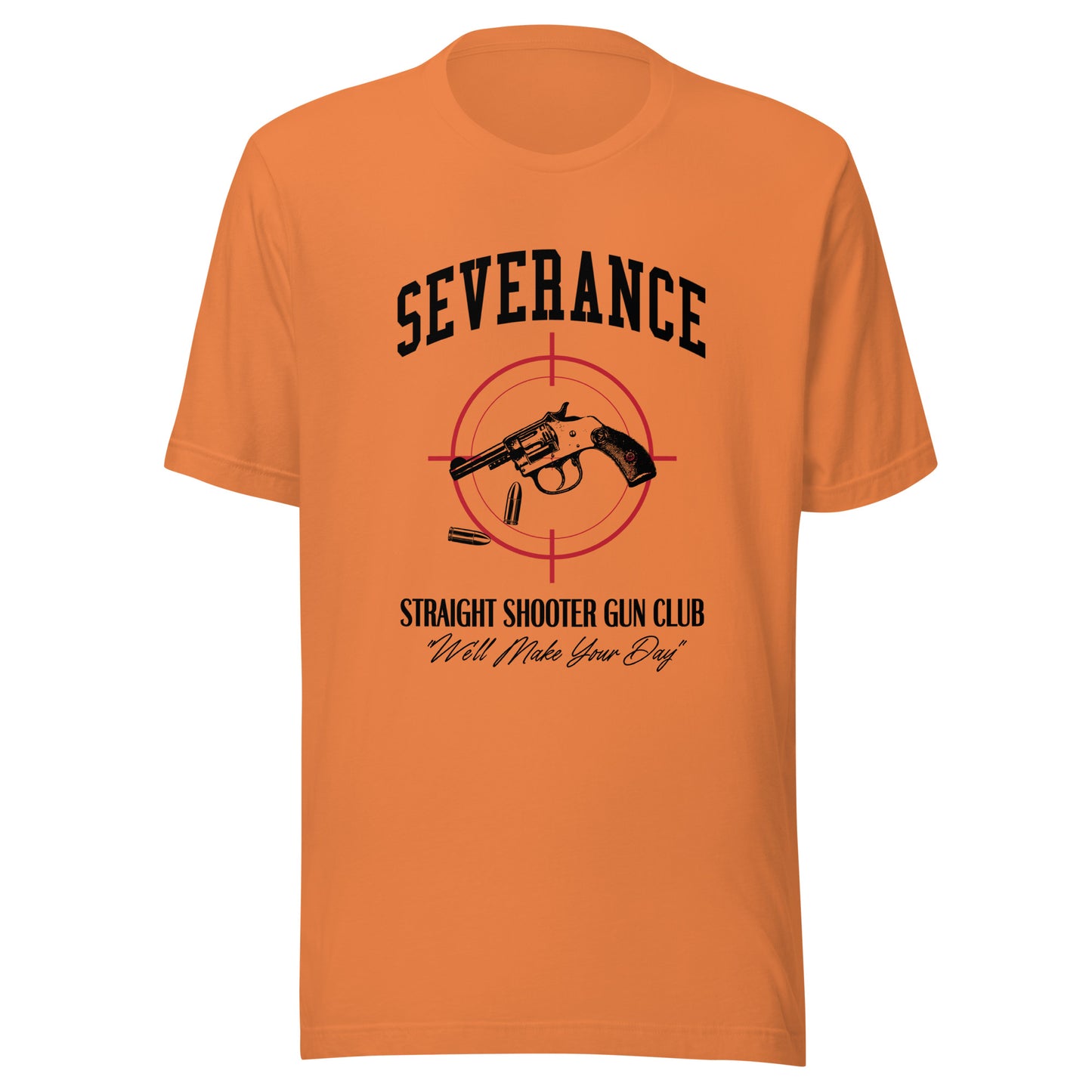 SEVERANCE Straight Shooter Gun Club Unisex t-shirt