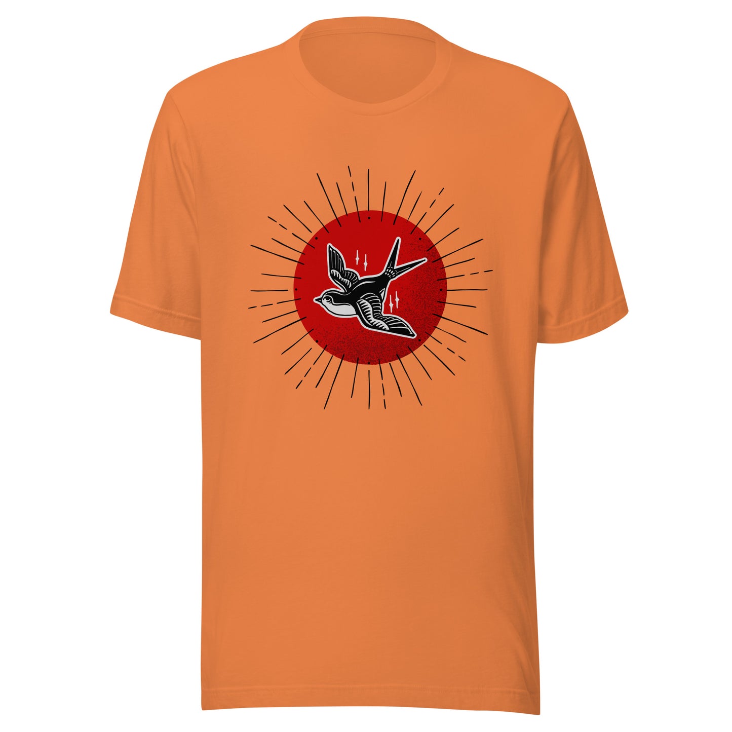 Red Sun Sparrow Unisex t-shirt