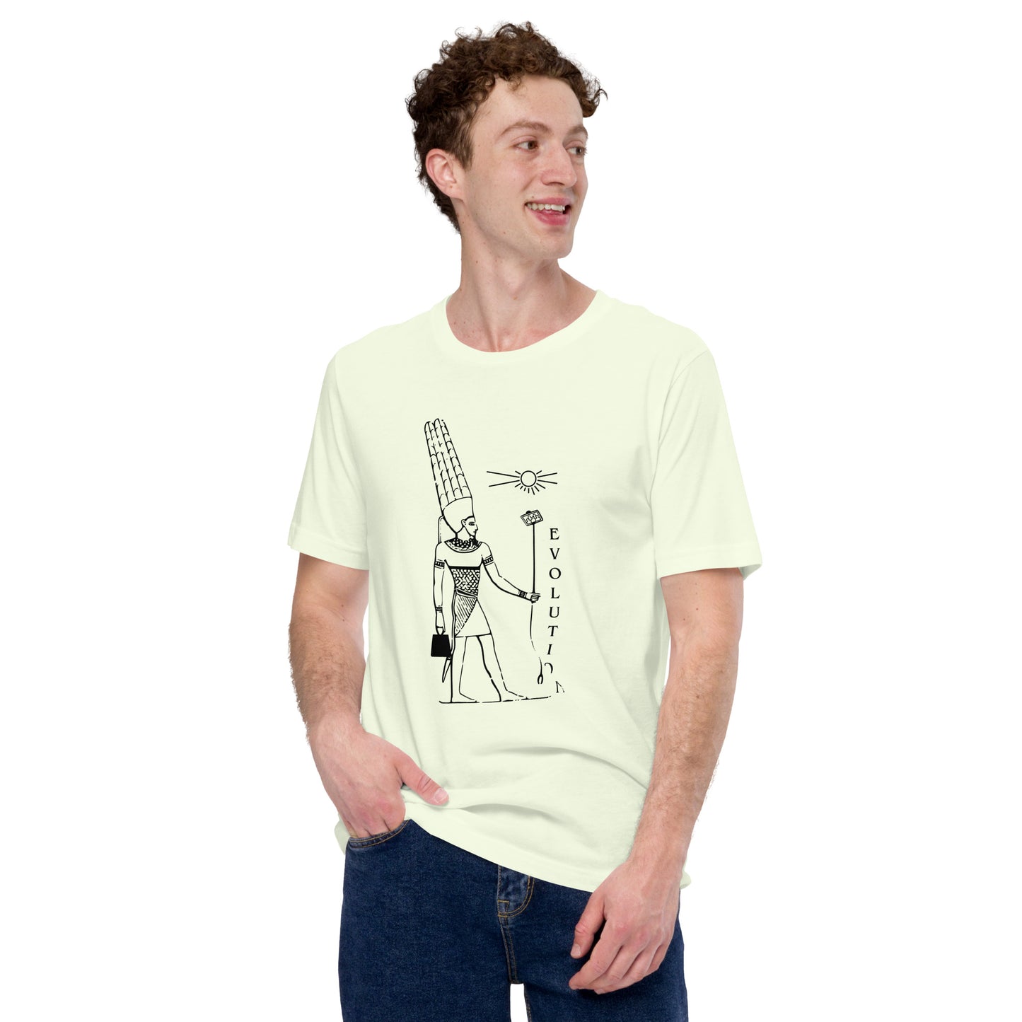 Egyptian Pharaoh Evolution Unisex t-shirt