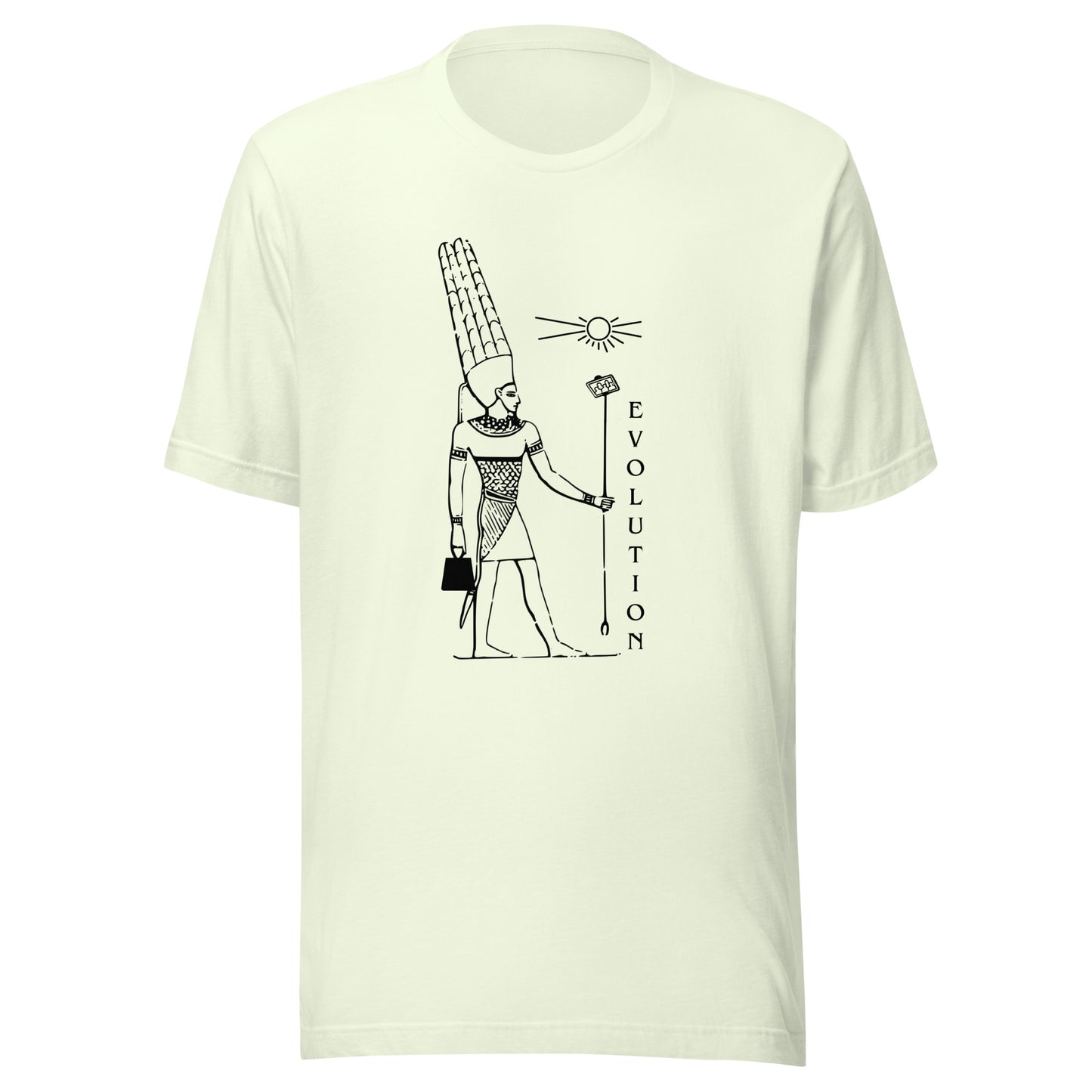 Egyptian Pharaoh Evolution Unisex t-shirt