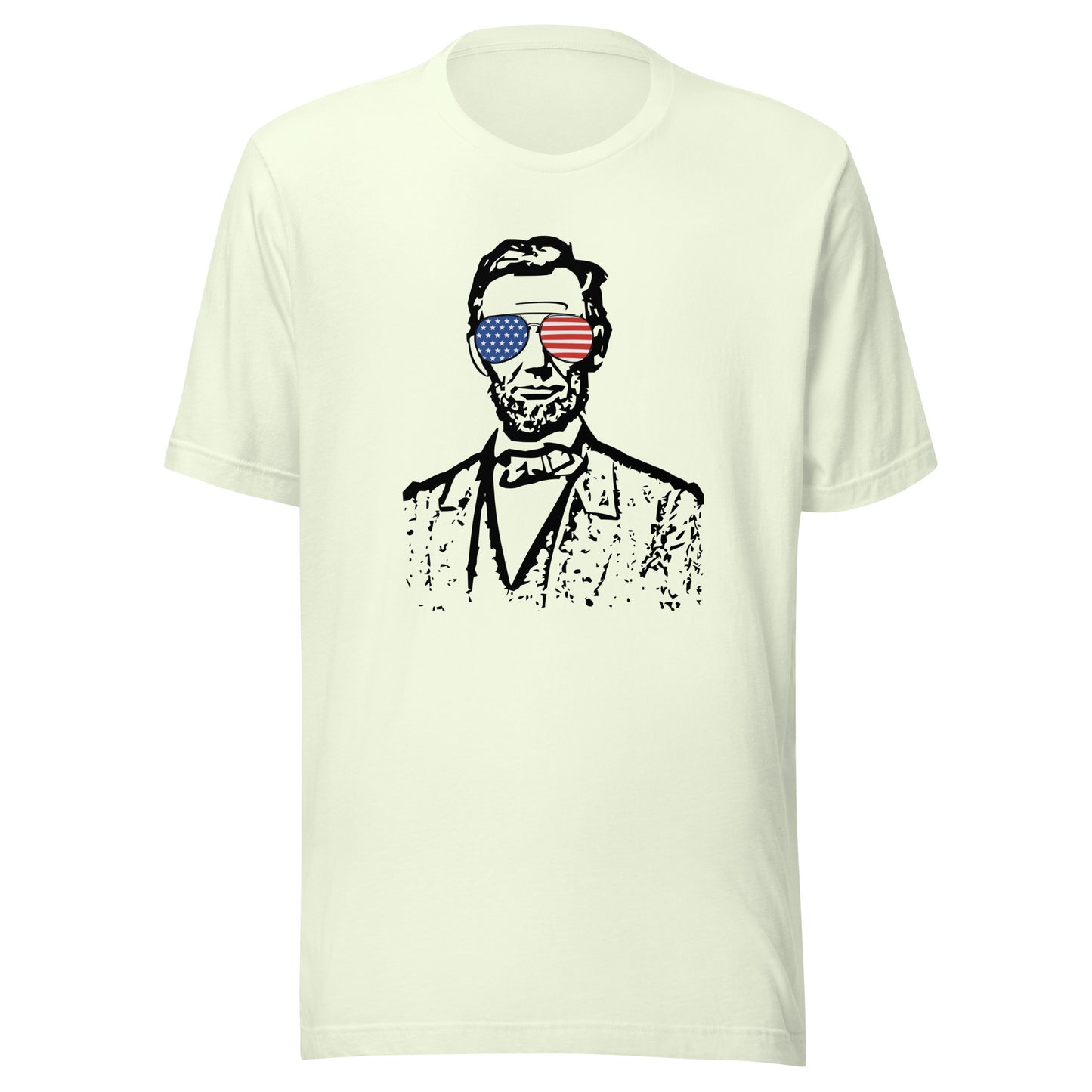 Abe Lincoln Came to Party Unisex t-shirt