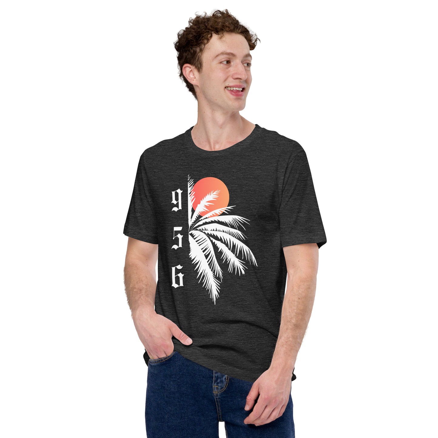 RGV 956 Palm Tree Sun Unisex t-shirt