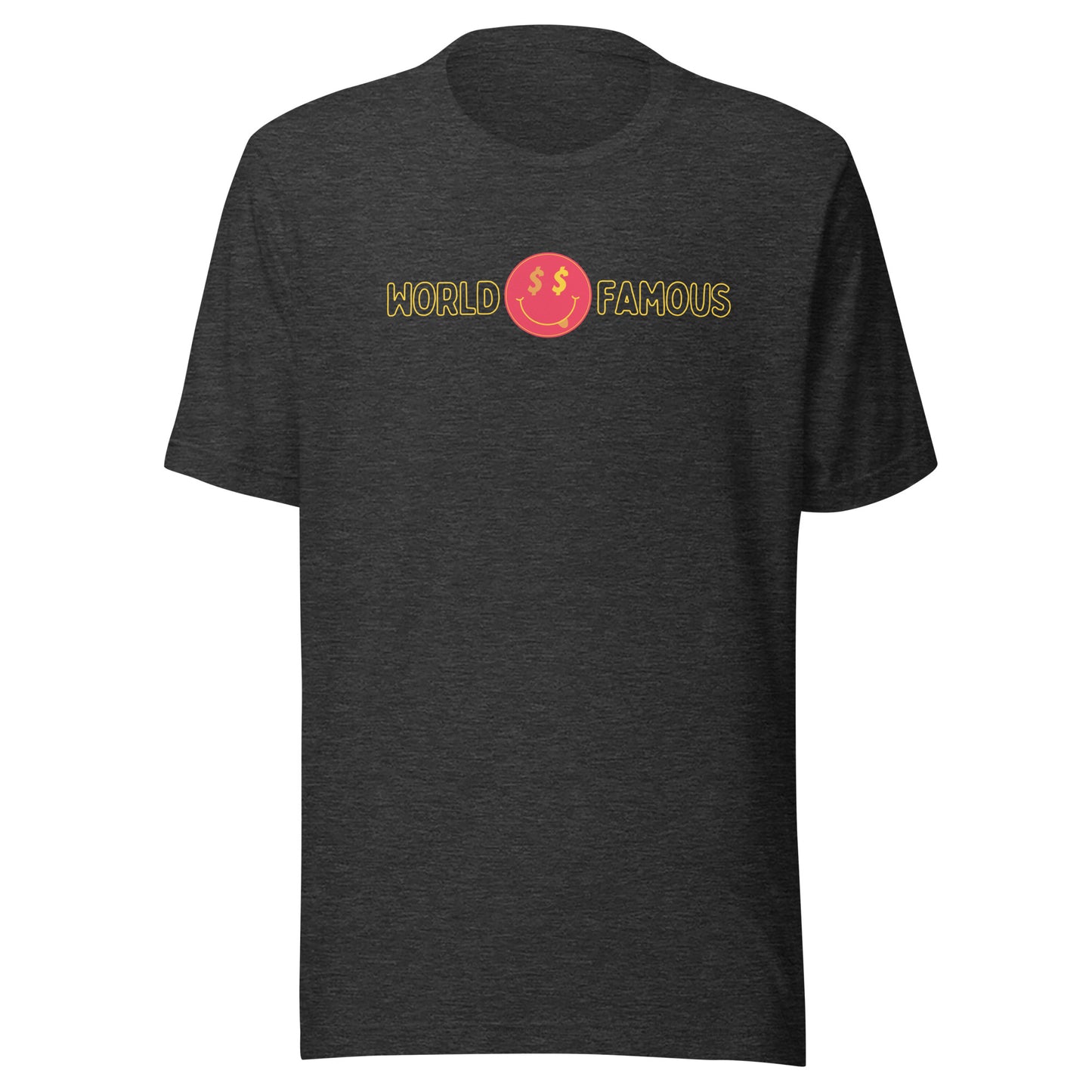 World Famous Smiley Unisex t-shirt