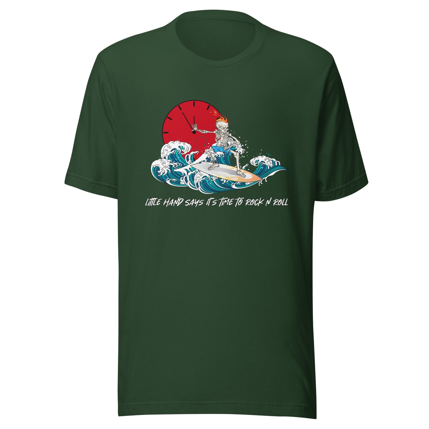 Little hand says it's time to Rock N Roll Unisex t-shirt