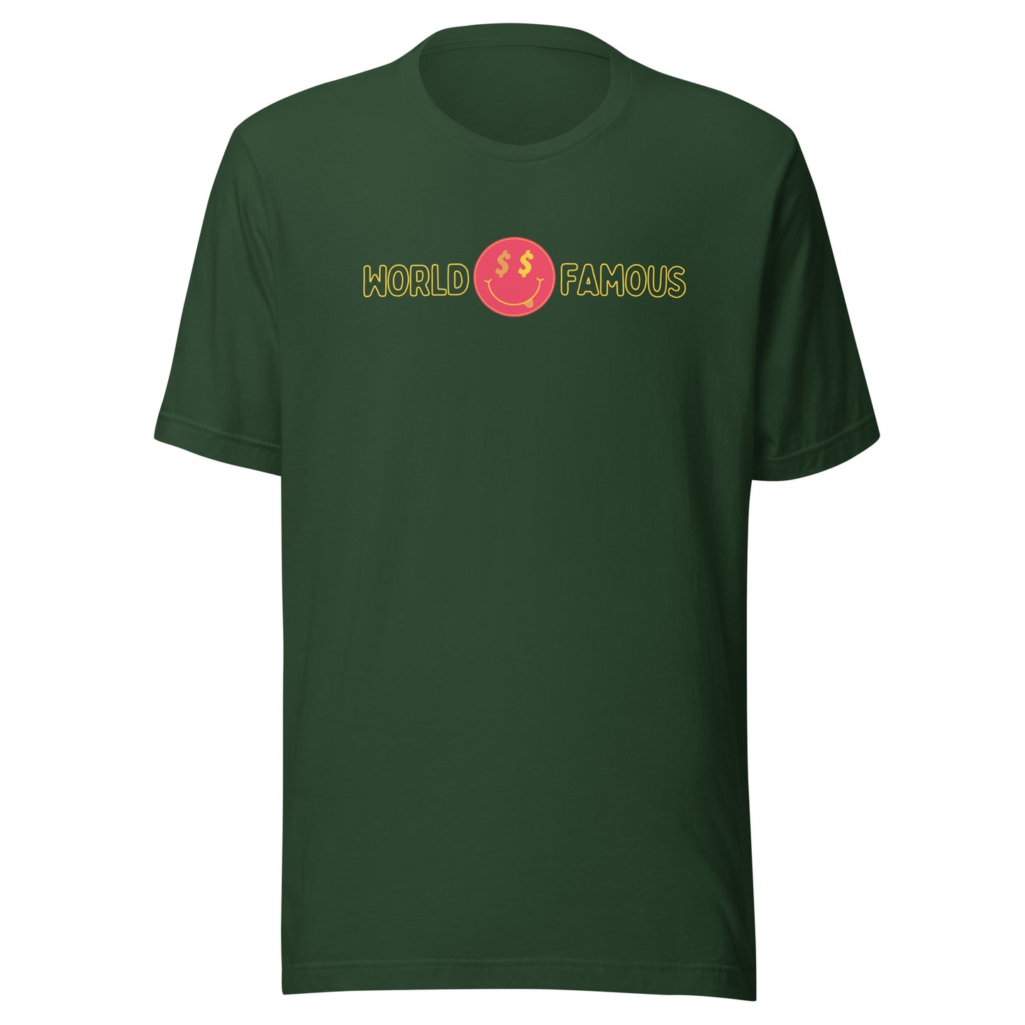 World Famous Smiley Unisex t-shirt