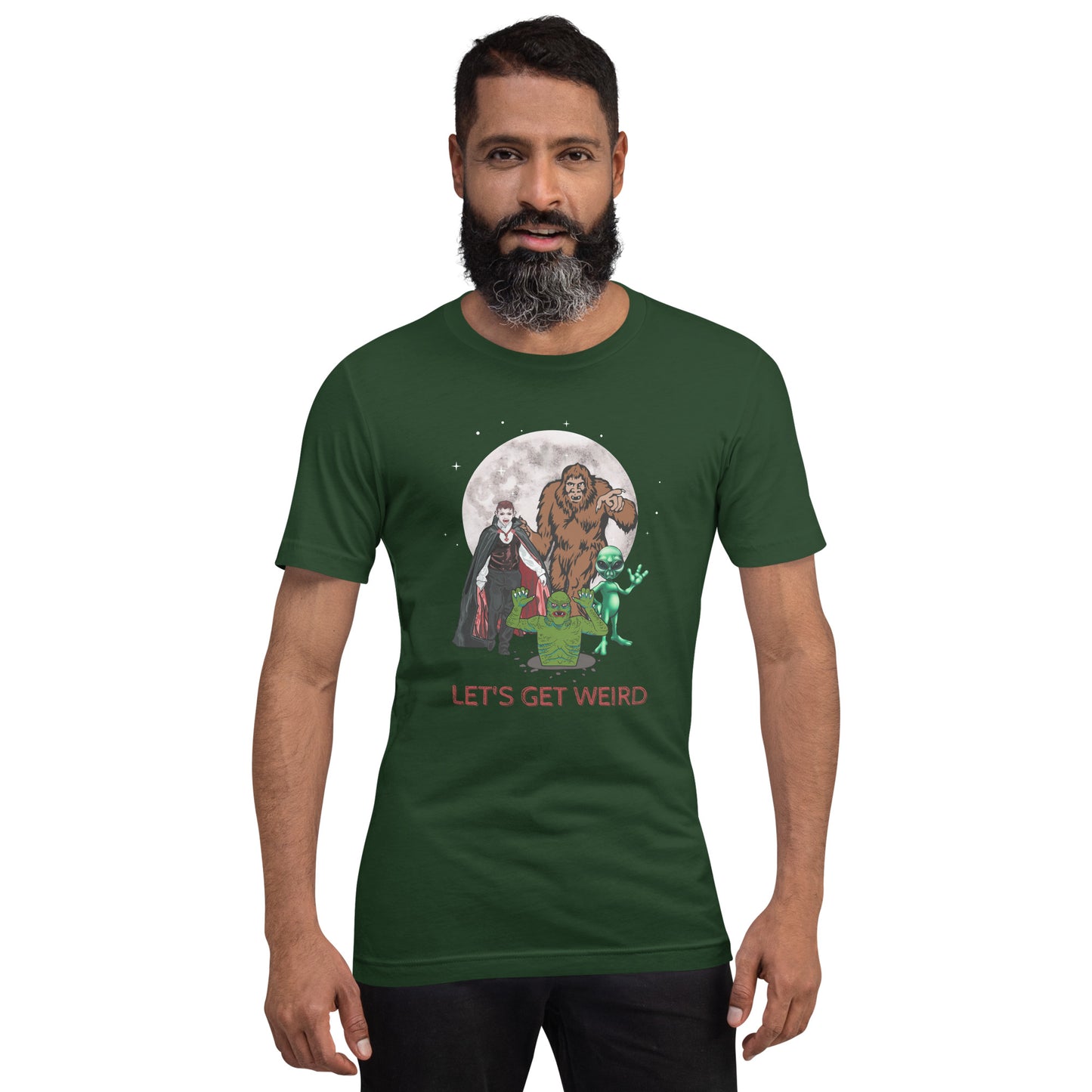 Let's Get Weird Monsters Unisex t-shirt
