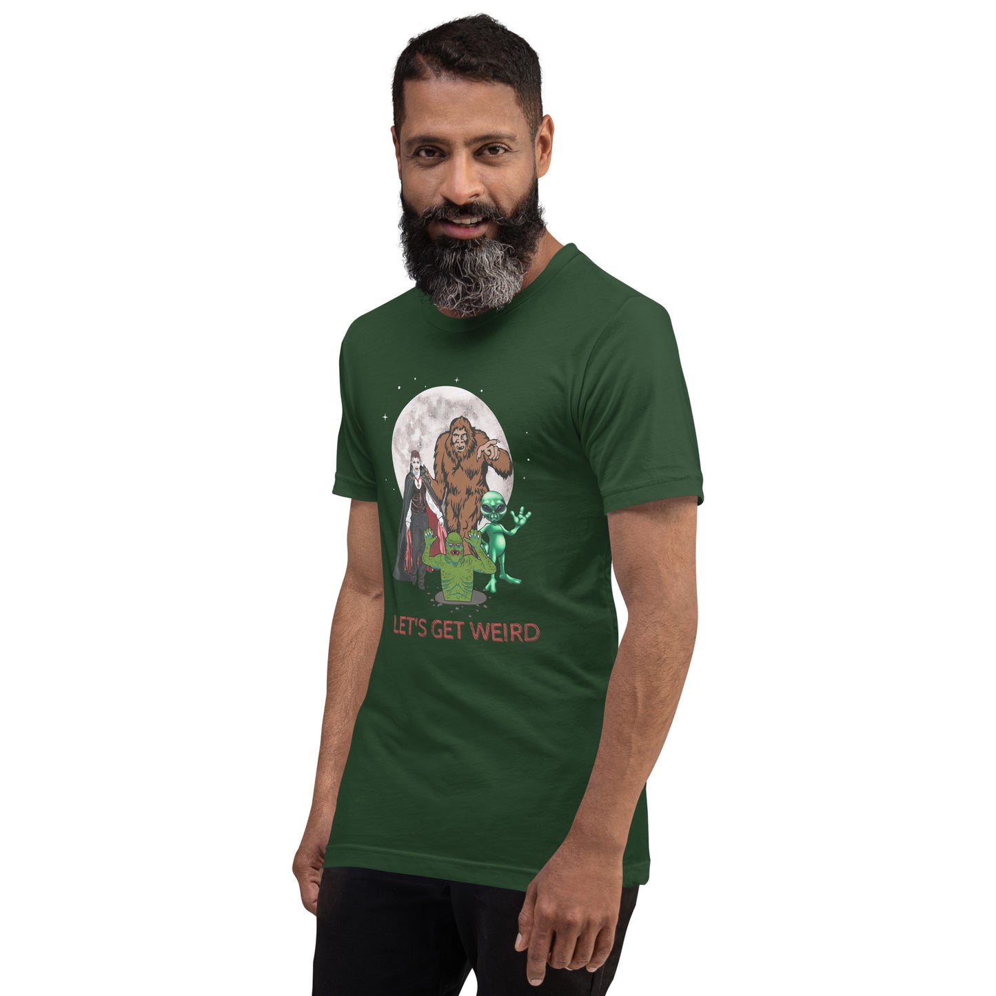 Let's Get Weird Monsters Unisex t-shirt